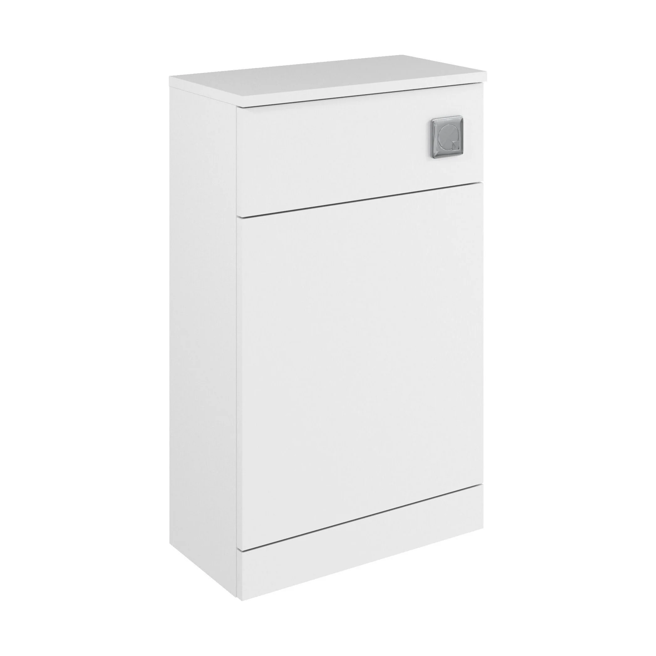 Balterley Square Floor Standing WC Back to Wall Toilet Unit, 500mm, White