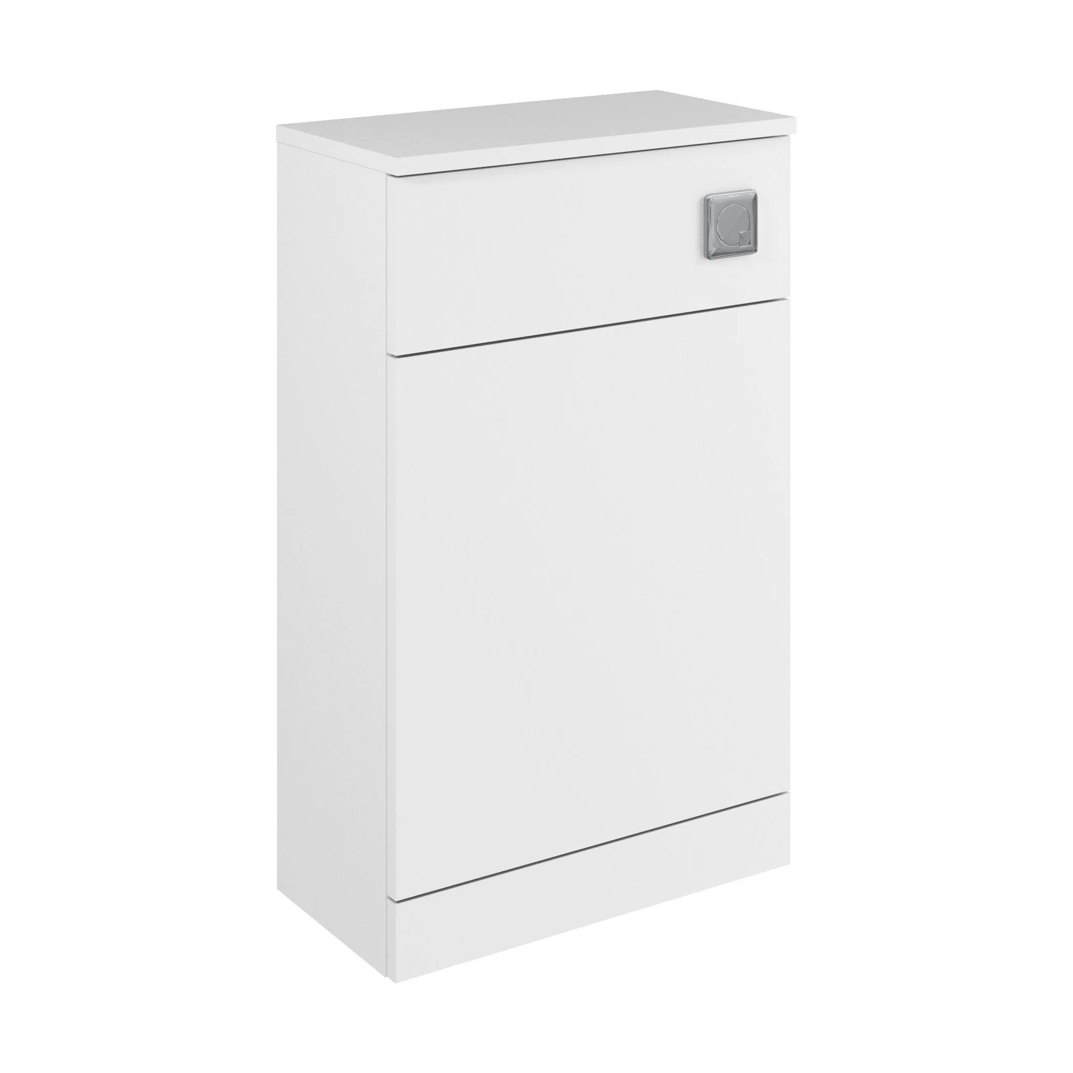 Balterley Square Floor Standing WC Back to Wall Toilet Unit, 600mm, White