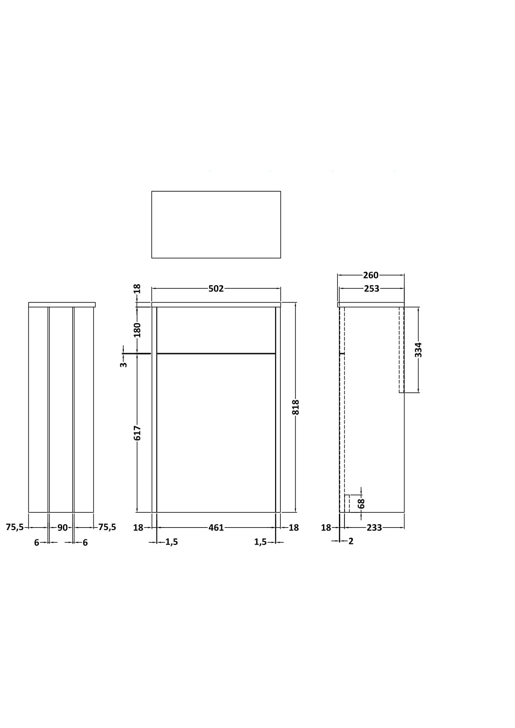 Butterton Traditional Floor Standing WC Unit, Pebble Grey - Image 2