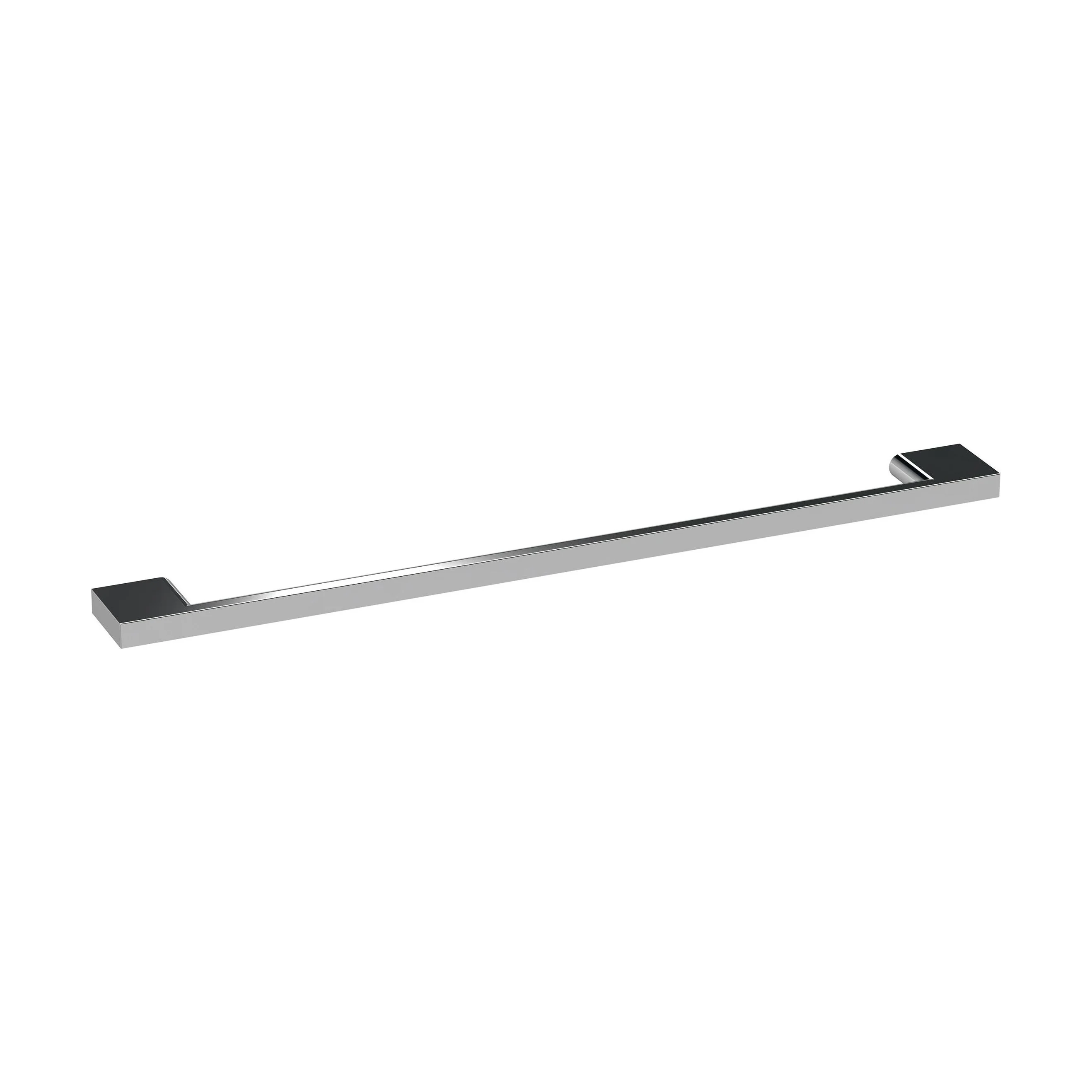 Furniture Handle Thin D Shape Handle, 287mm (256mm Centres) - Chrome