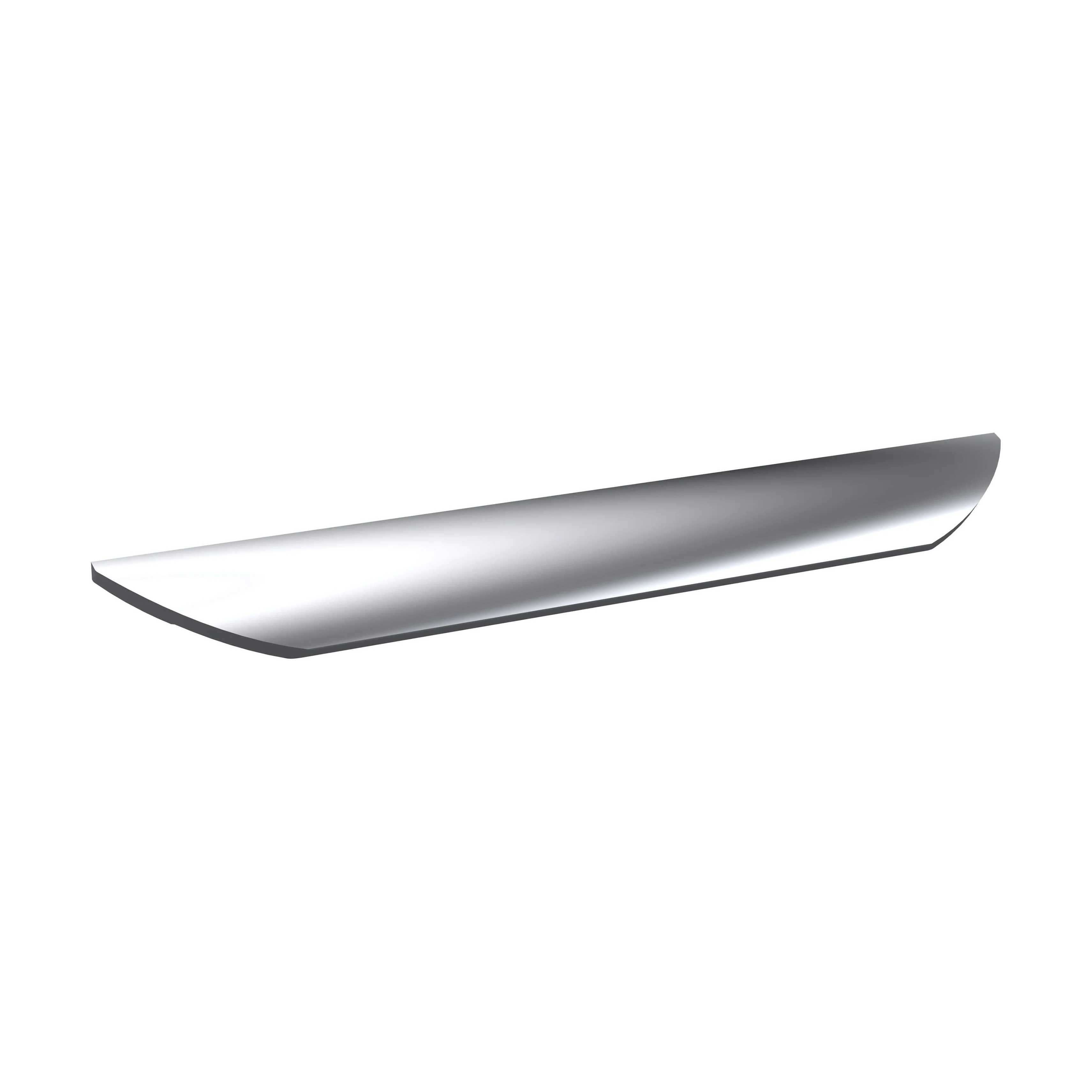 Finger Pull Handle, 316mm (224mm Centres) - Chrome