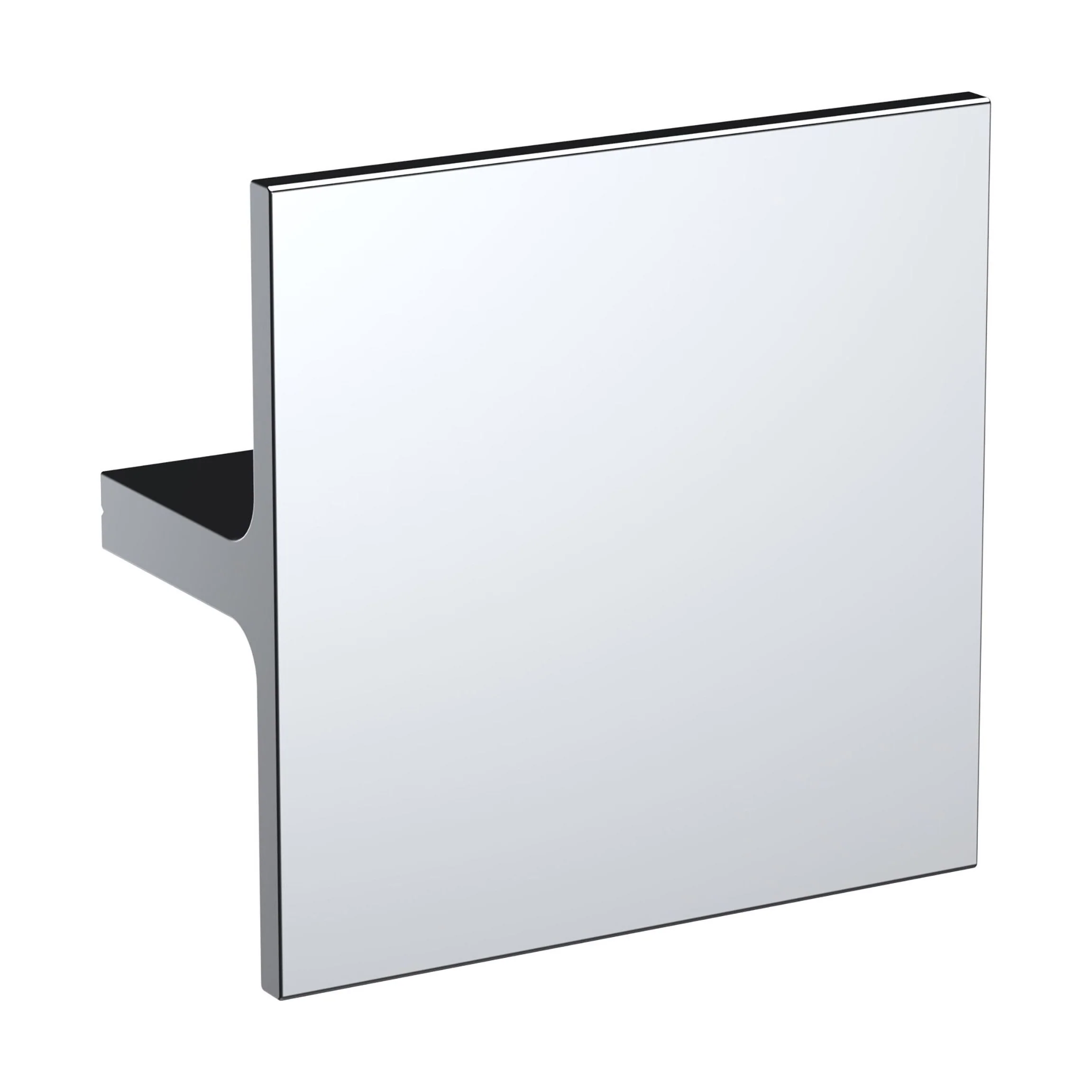 Square Knob, 60mm (32mm Centres) - Chrome