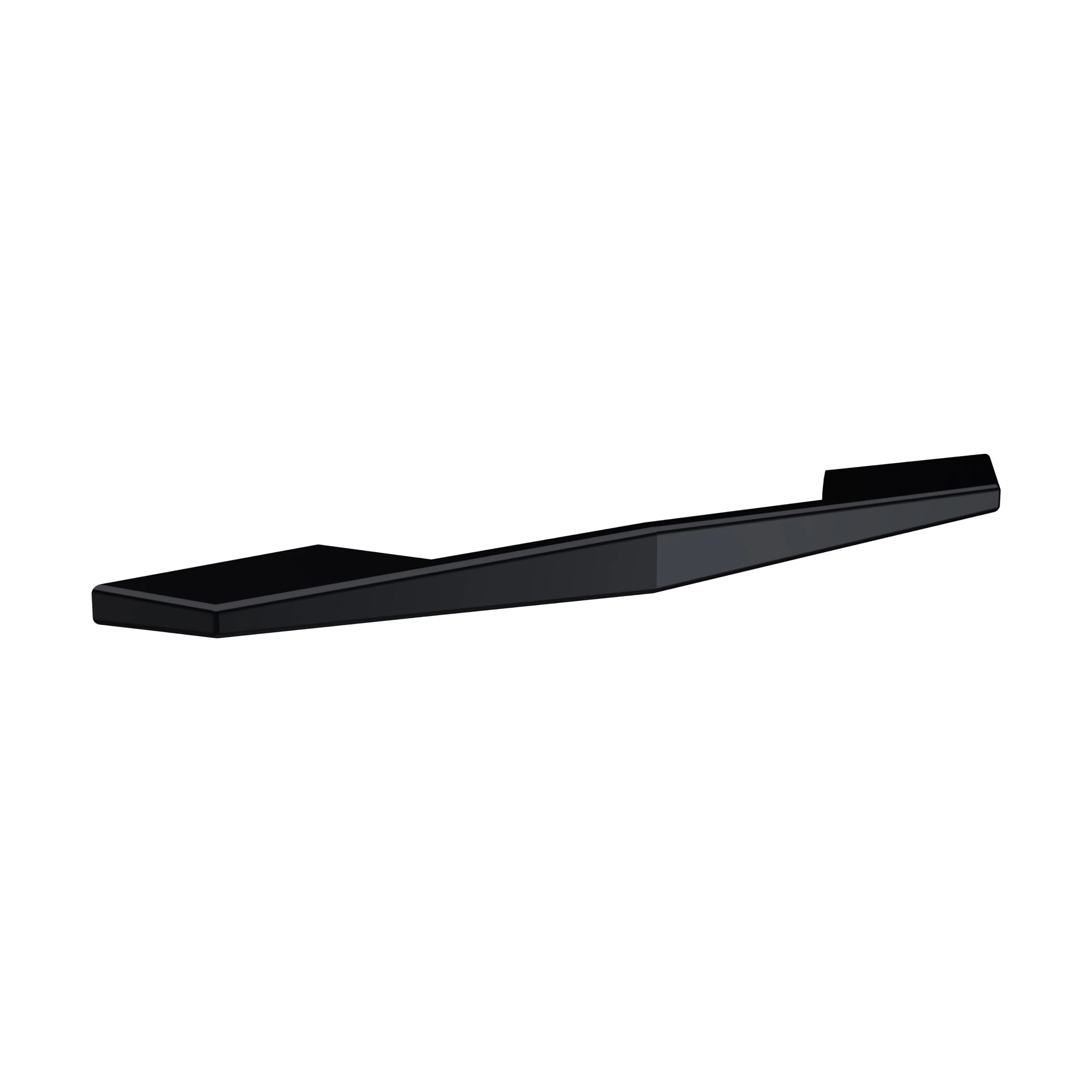 Furniture Handle Angular D Shape Handle, 180mm (160mm Centres) - Matt Black