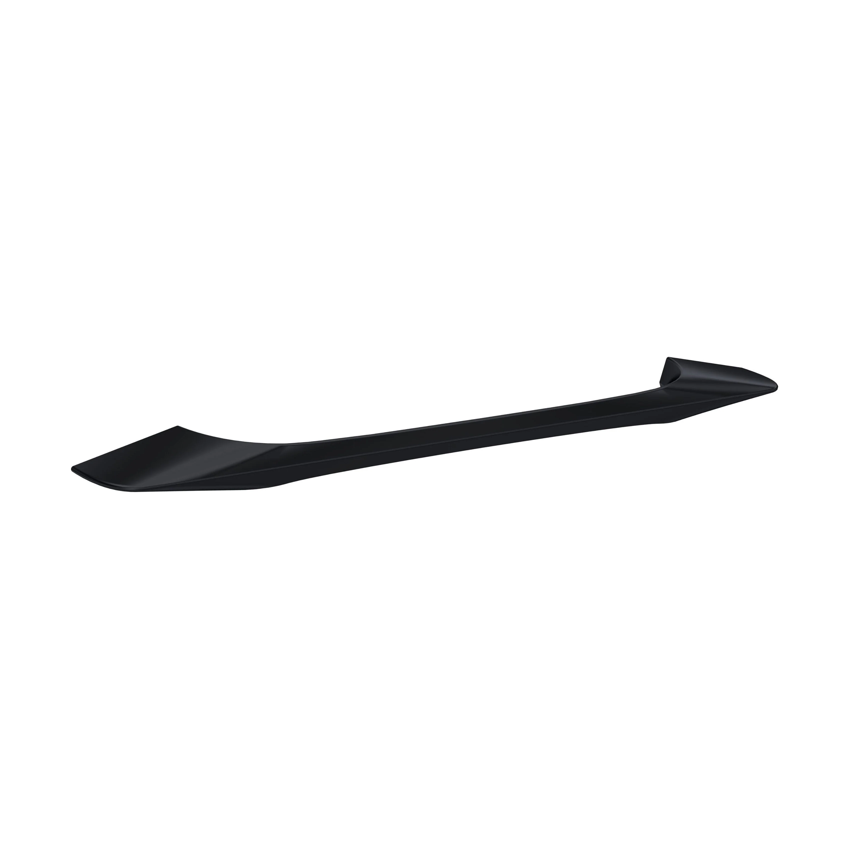 Furniture Handle D Shape Handle, 253mm (224mm Centres) - Matt Black