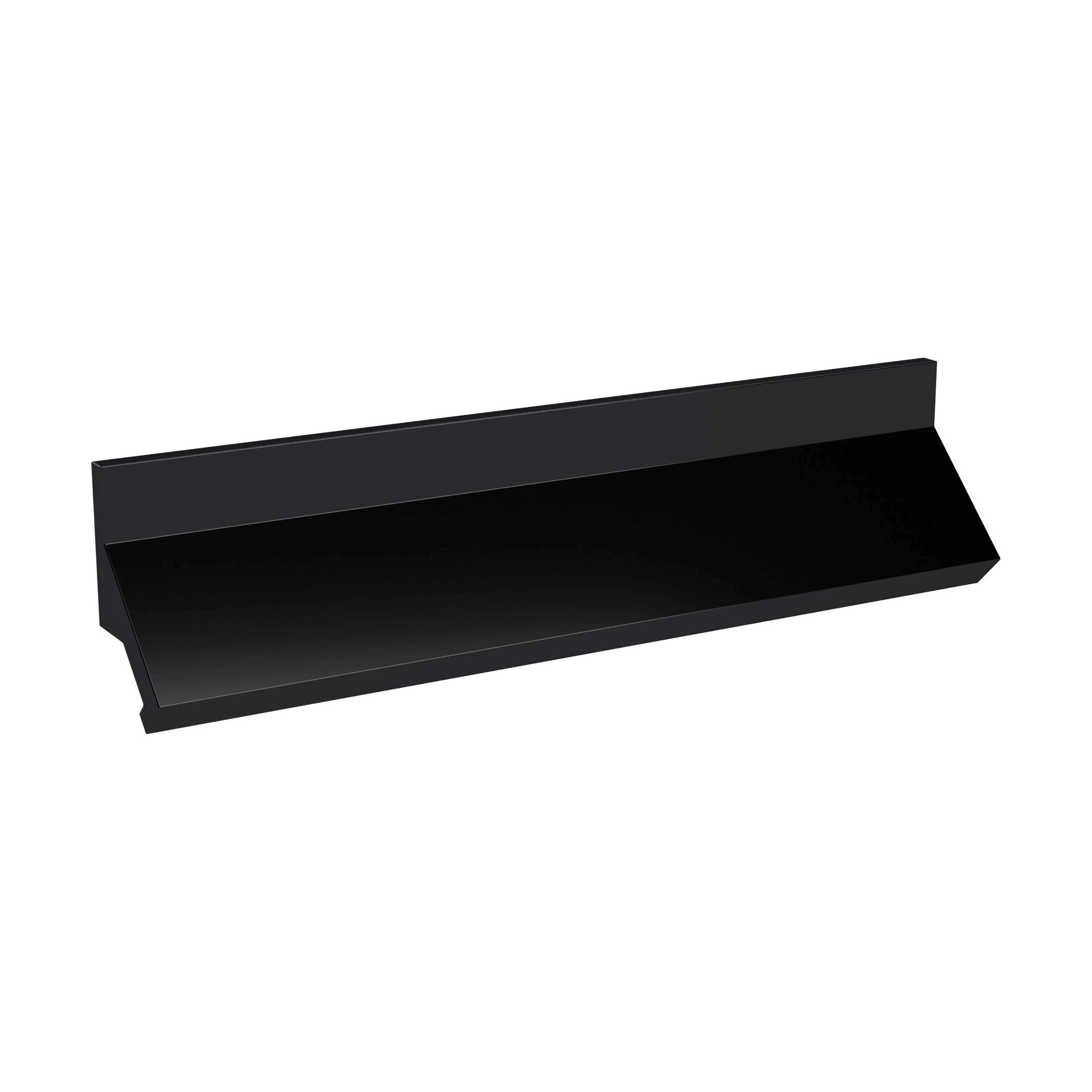 Finger Pull Handle, 239mm (224mm Centres) - Matt Black