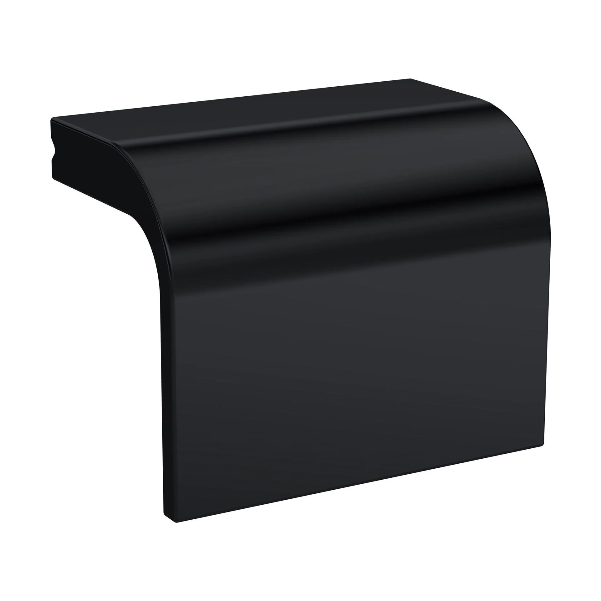 Square Drop Handle, 40mm (32mm Centres) - Matt Black