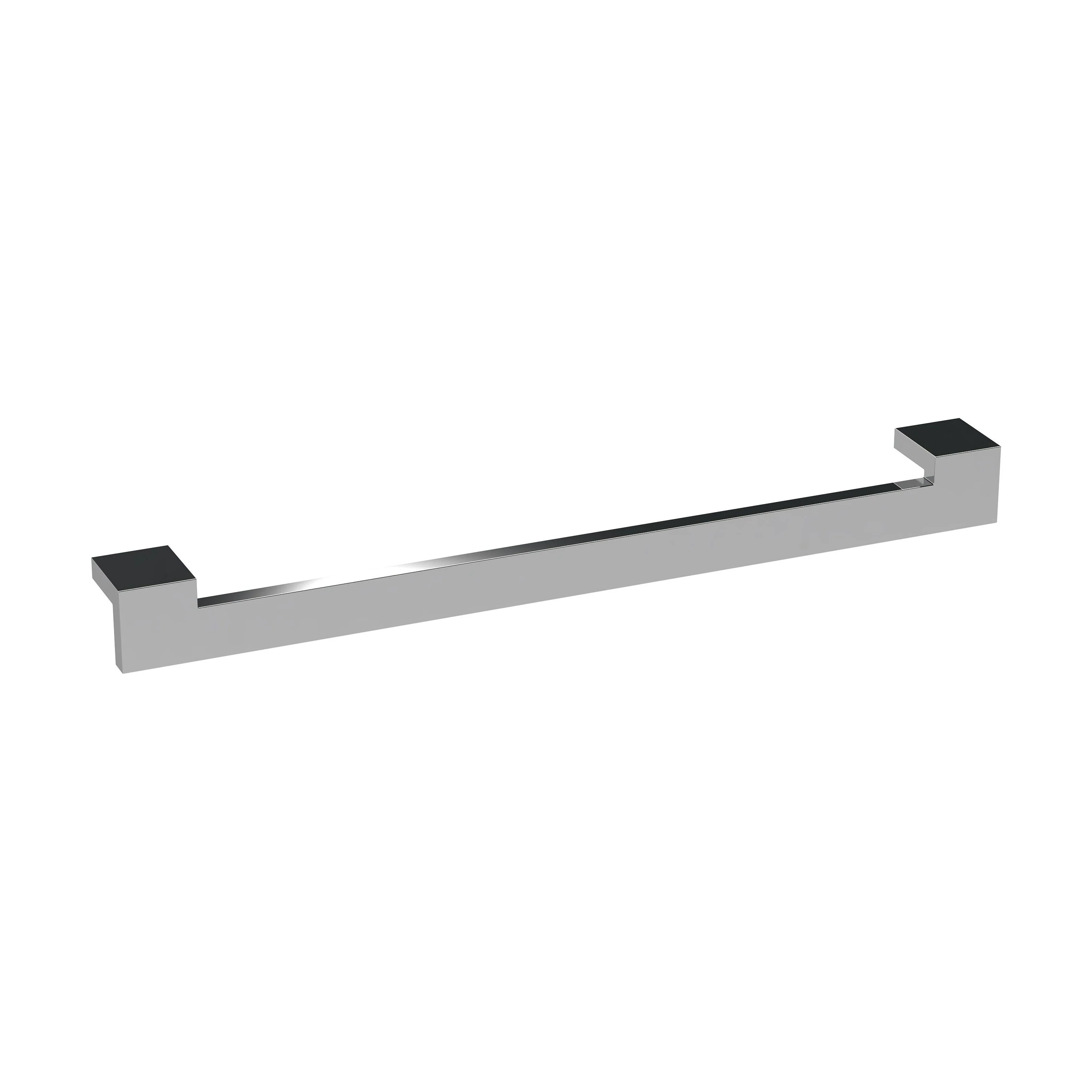 Square Drop Handle, 343mm (320mm Centres) - Chrome