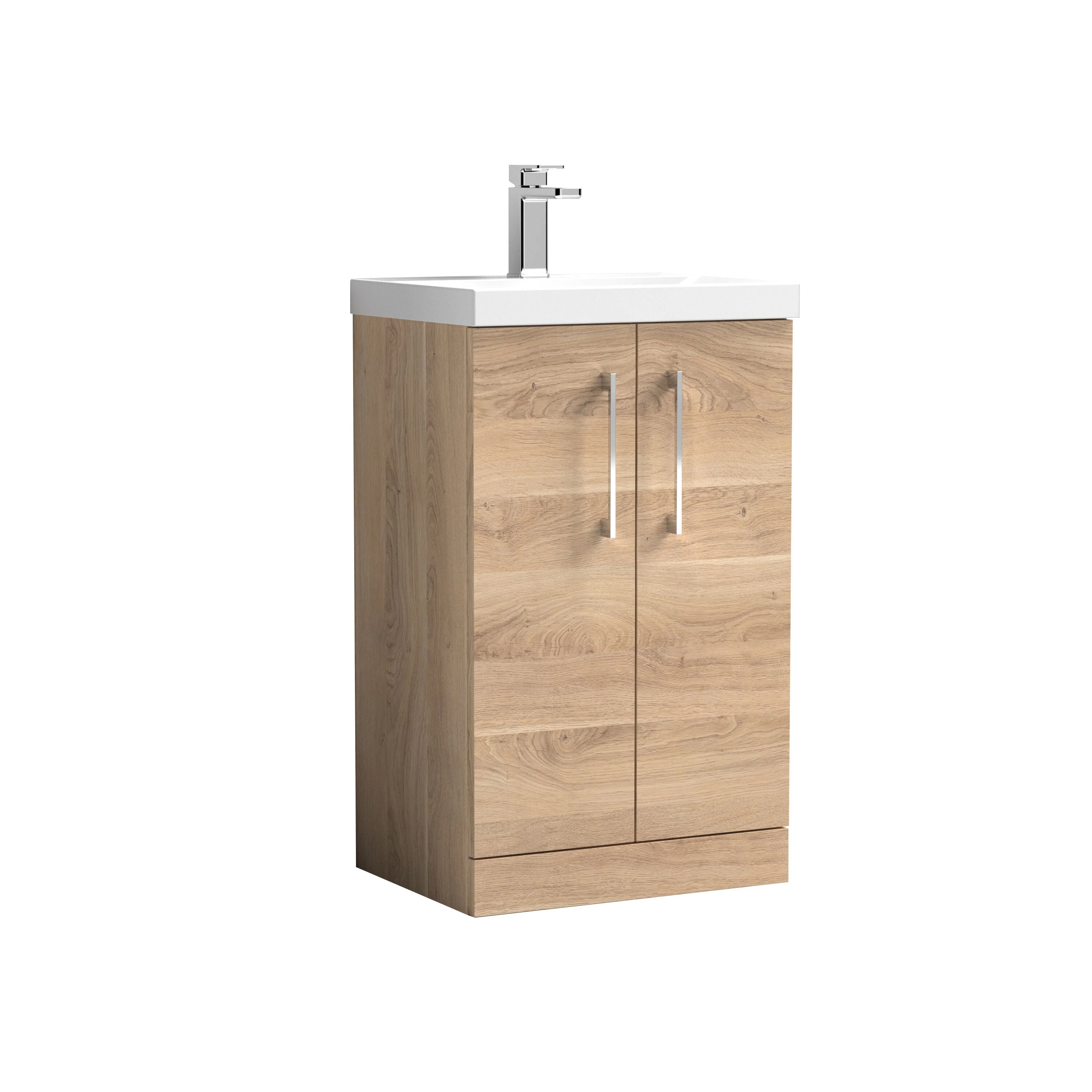 Contemporary Floor Standing Vanity Unit with Mid-Edge Basin, Choice of Size - Image 92