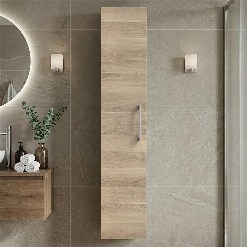 Bramshall 300mm Wall Hung 1 Door Tall Unit - Choice of Colour and Handle Finish - Image 28