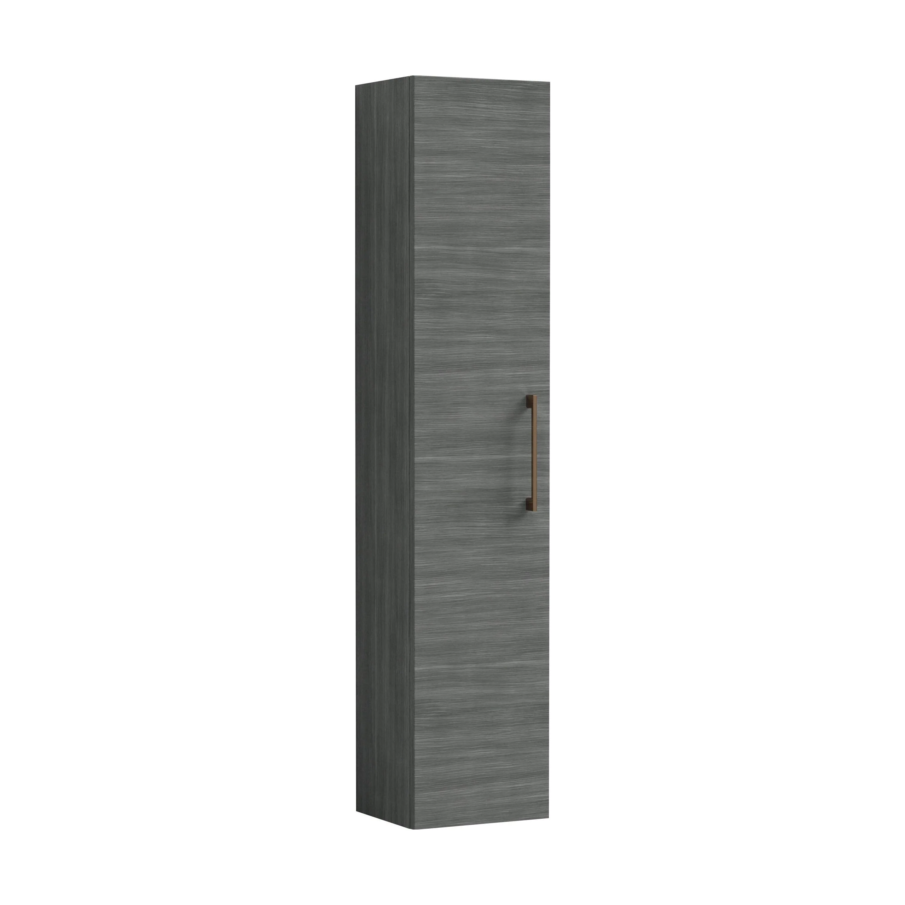 Bramshall 300mm Wall Hung 1 Door Tall Unit - Choice of Colour and Handle Finish - Image 89