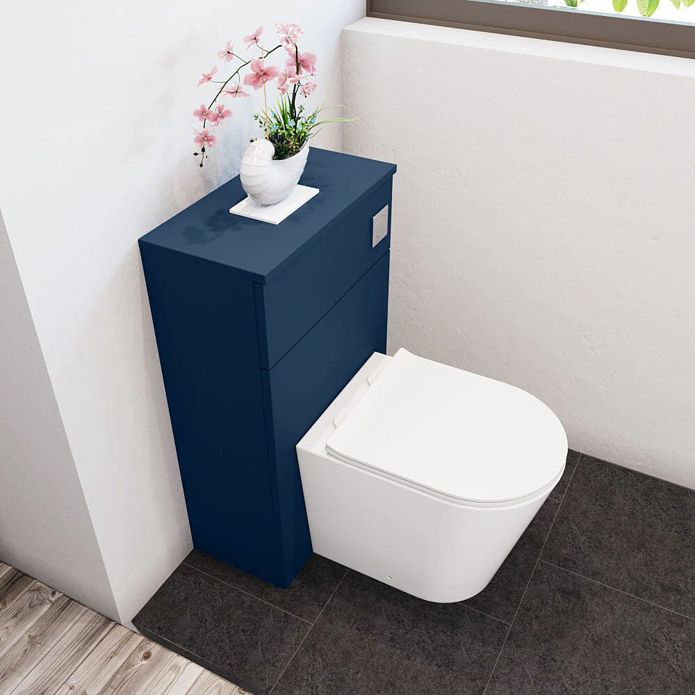 Bramshall 500mm Floor-Standing Contemporary Compact WC Toilet Unit - Image 22