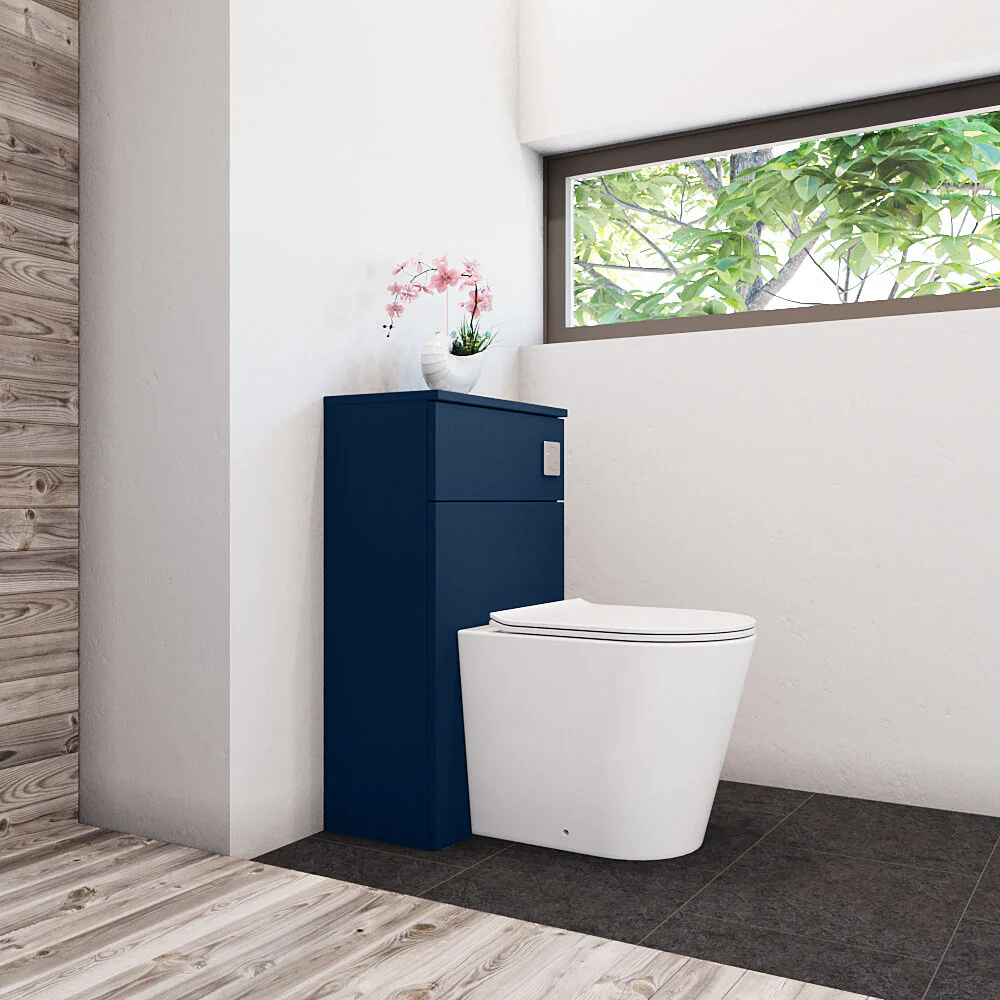 Bramshall 500mm Floor-Standing Contemporary Compact WC Toilet Unit - Image 31