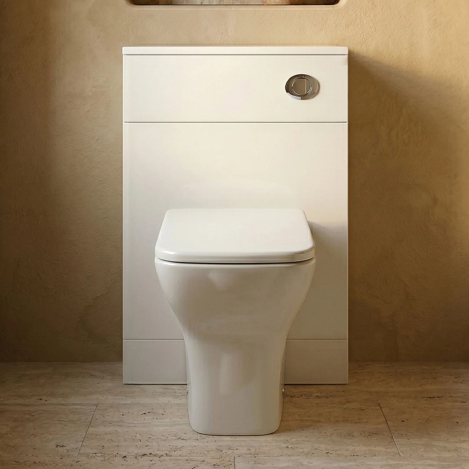 WC Unit   - 500mm - Gloss White
