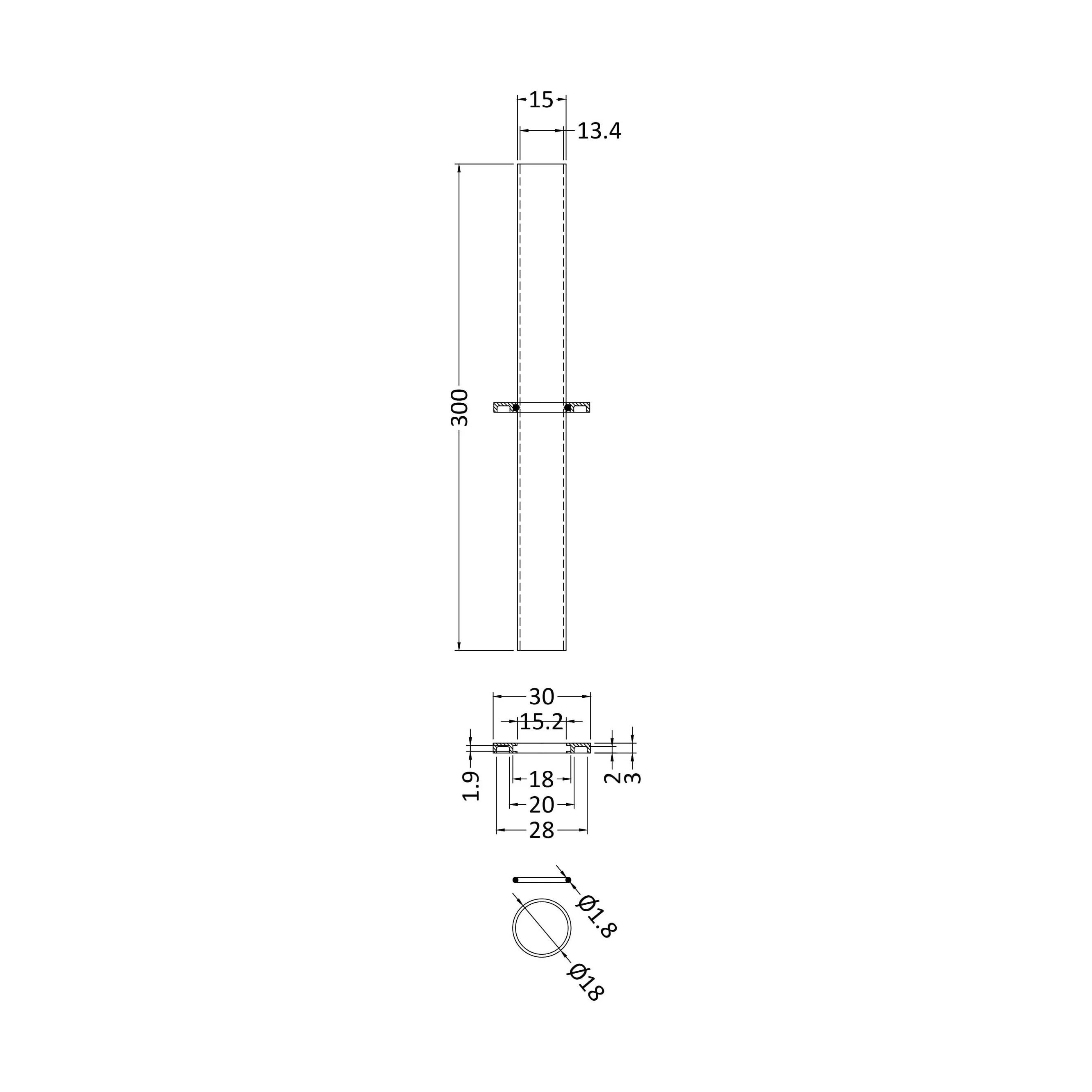 Heating Accessories Decorative Chrome Pipes - Chrome - Image 2