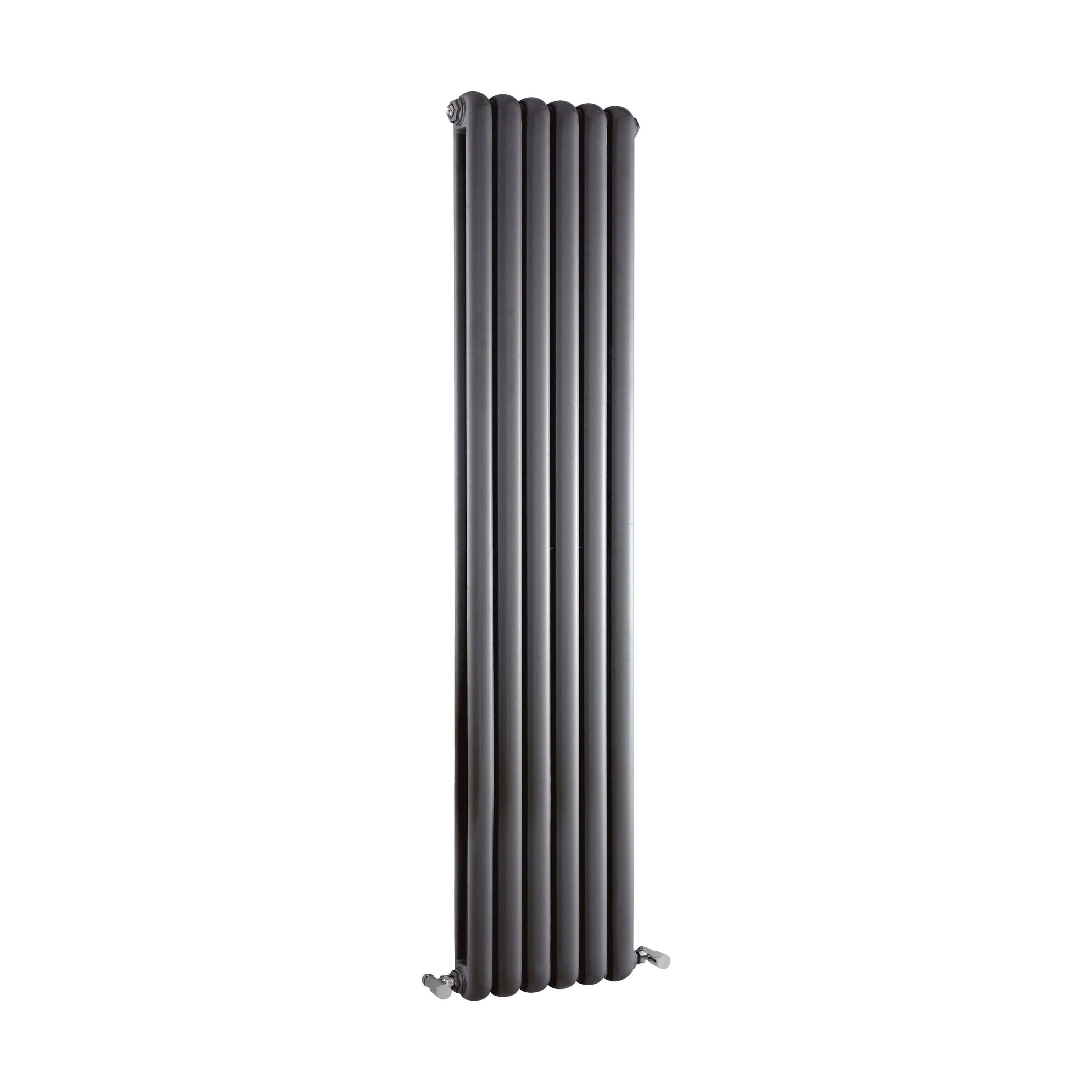 Balterley Aspire Vertical Double Panel Radiator, 1500mm x 383mm - Anthracite