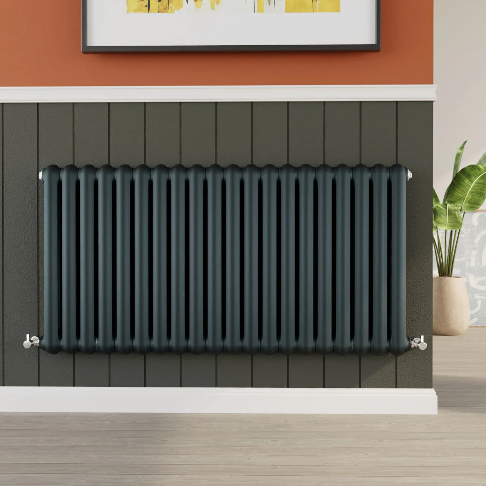 Balterley Aspire Horizontal Double Panel Radiator, 635mm x 1223mm - Anthracite - Image 2