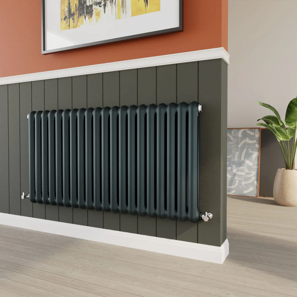 Balterley Aspire Horizontal Double Panel Radiator, 635mm x 1223mm - Anthracite - Image 3