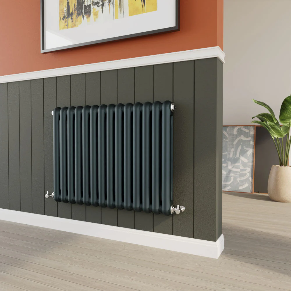 Balterley Aspire Horizontal Double Panel Radiator, 635mm x 863mm - Anthracite - Image 3
