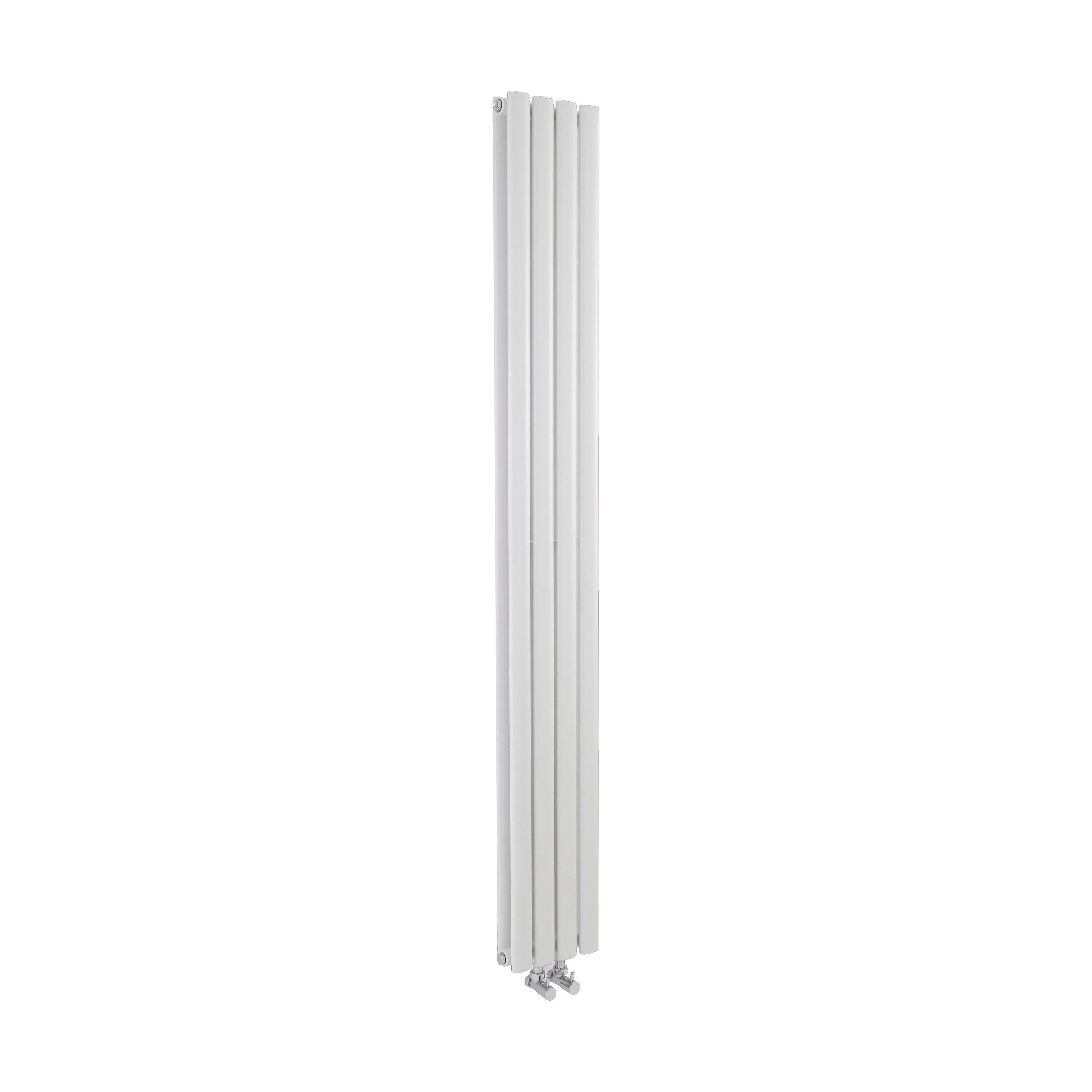 Balterley Embrace Compact Vertical Double Panel Radiator 1800mm x 236mm - Gloss White