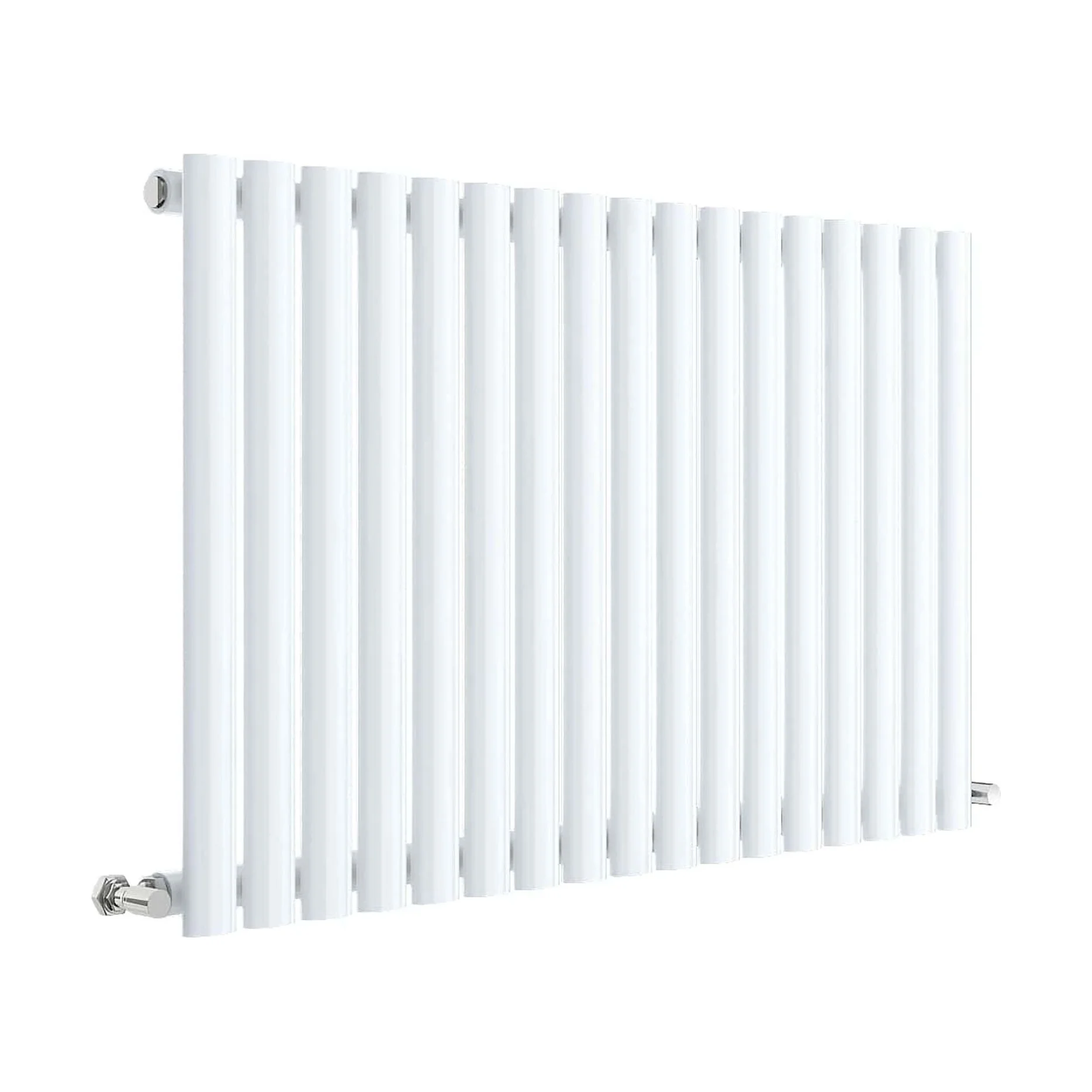 Balterley Embrace Horizontal Single Panel Radiator, 600mm x 992mm - Gloss White