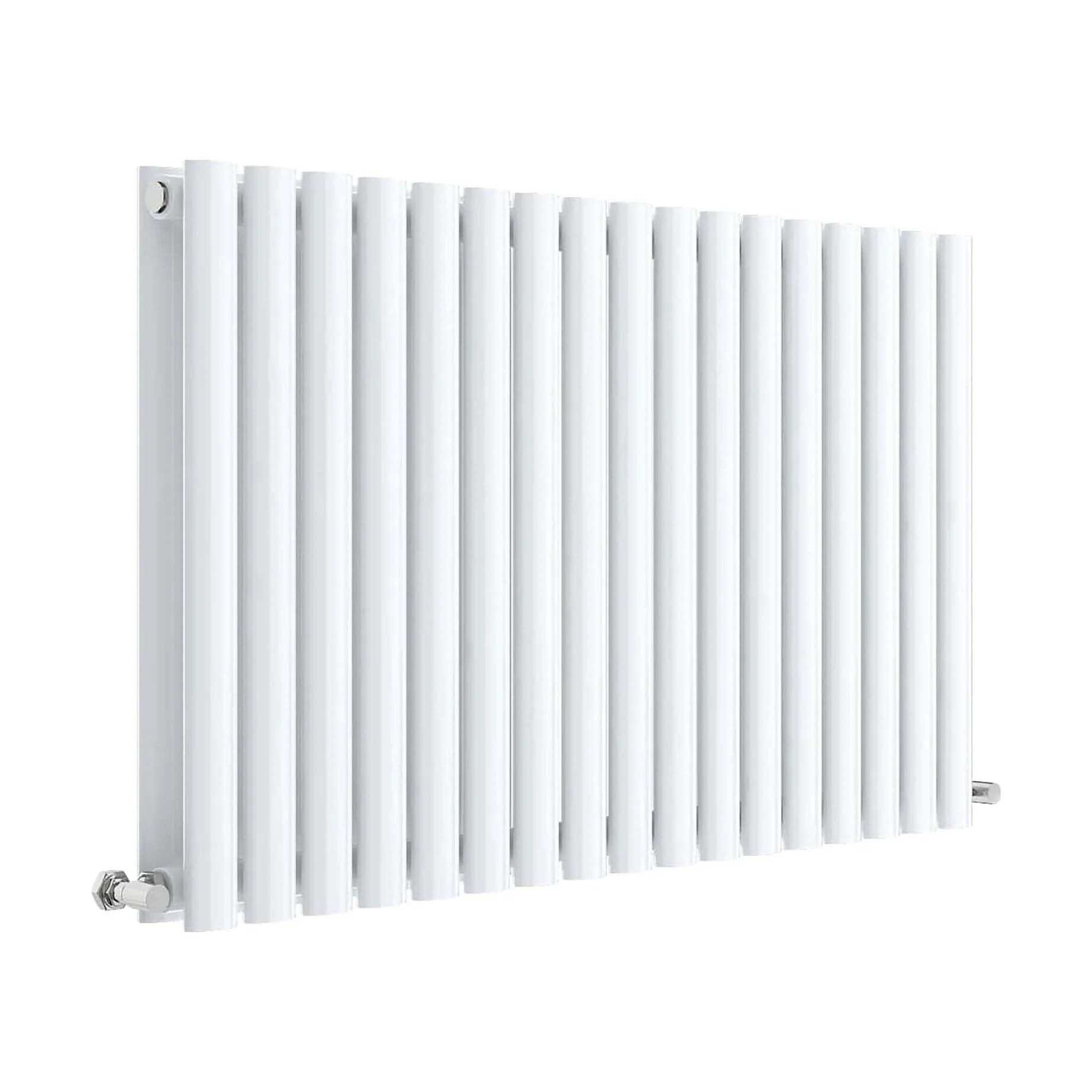 Balterley Embrace Horizontal Double Panel Radiator, 600mm x 992mm - Gloss White