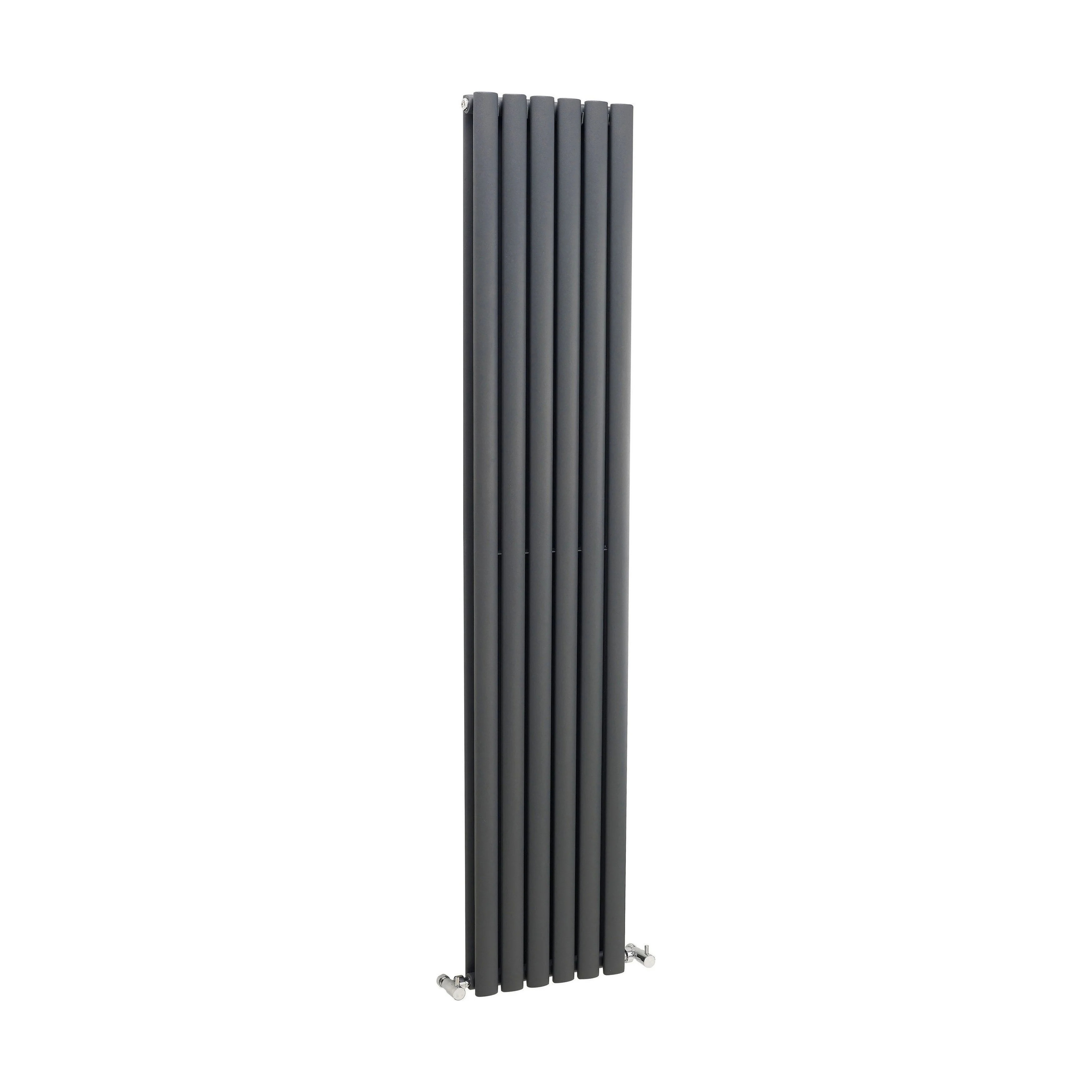 Balterley Embrace Vertical Double Panel Radiator, 1800mm x 354mm - Anthracite