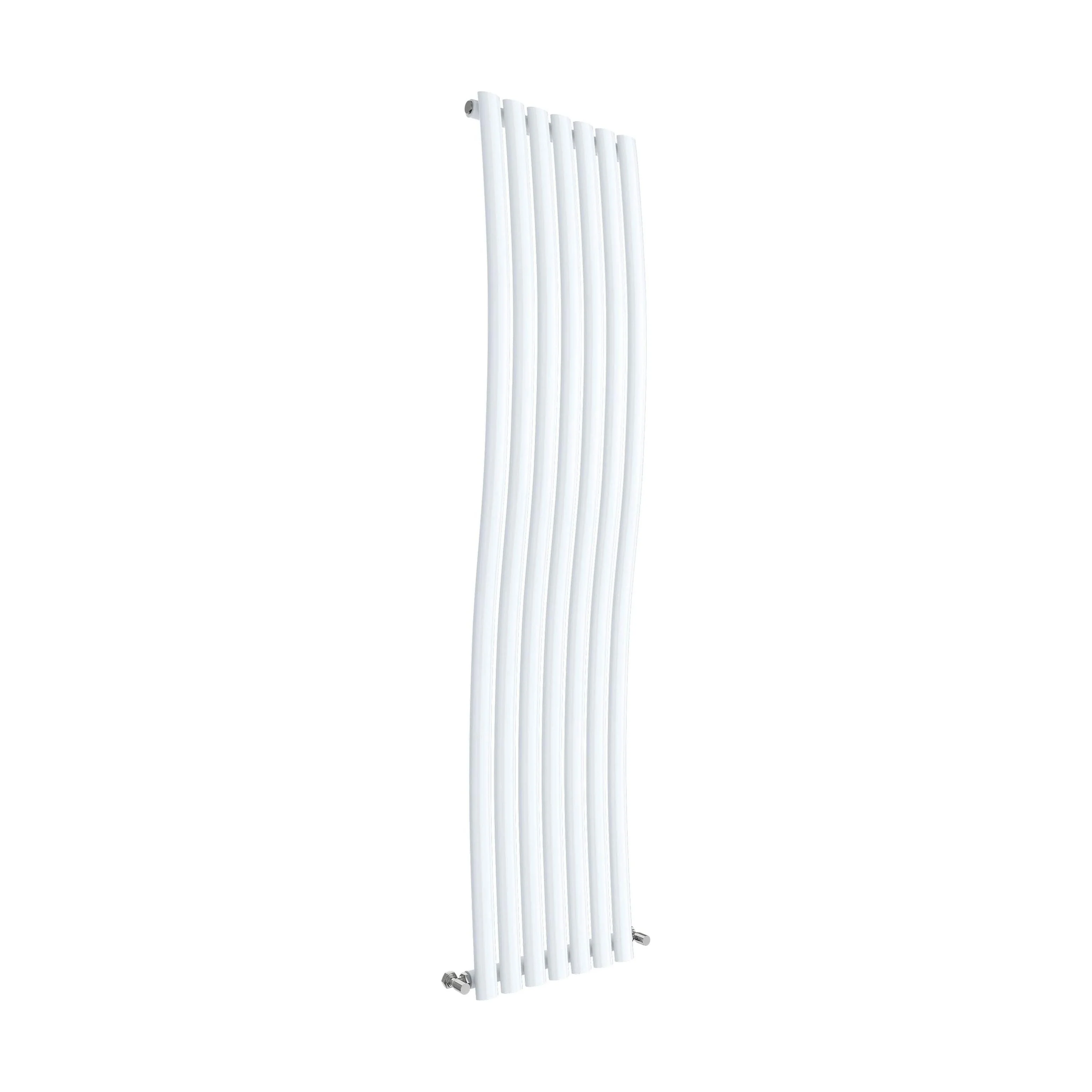 Balterley Embrace Wave Vertical Single Panel Radiator, 1785mm x 413mm - Gloss White