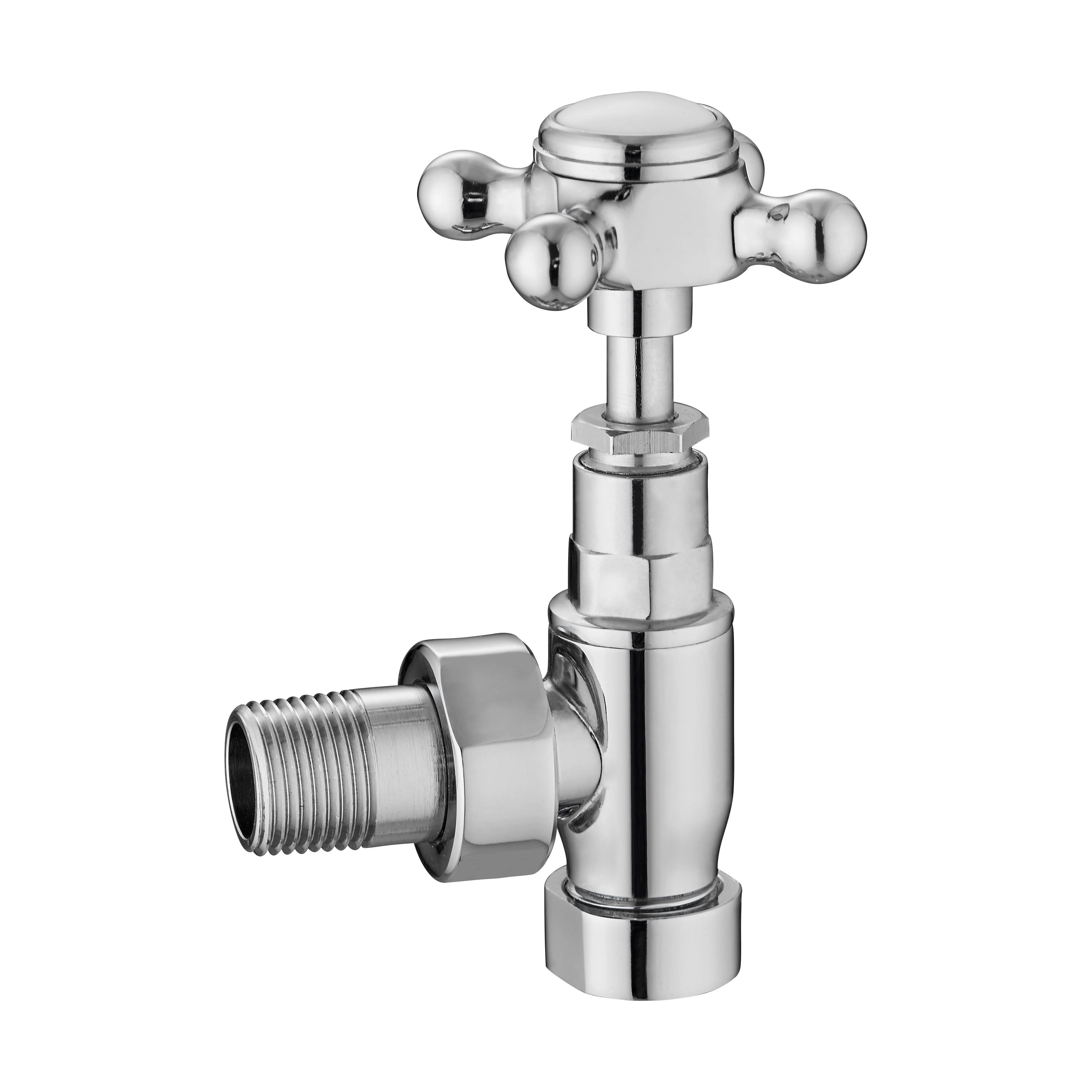 Balterley Heating Accessories Angled Radiator Valve Pack (Pairs) - Chrome