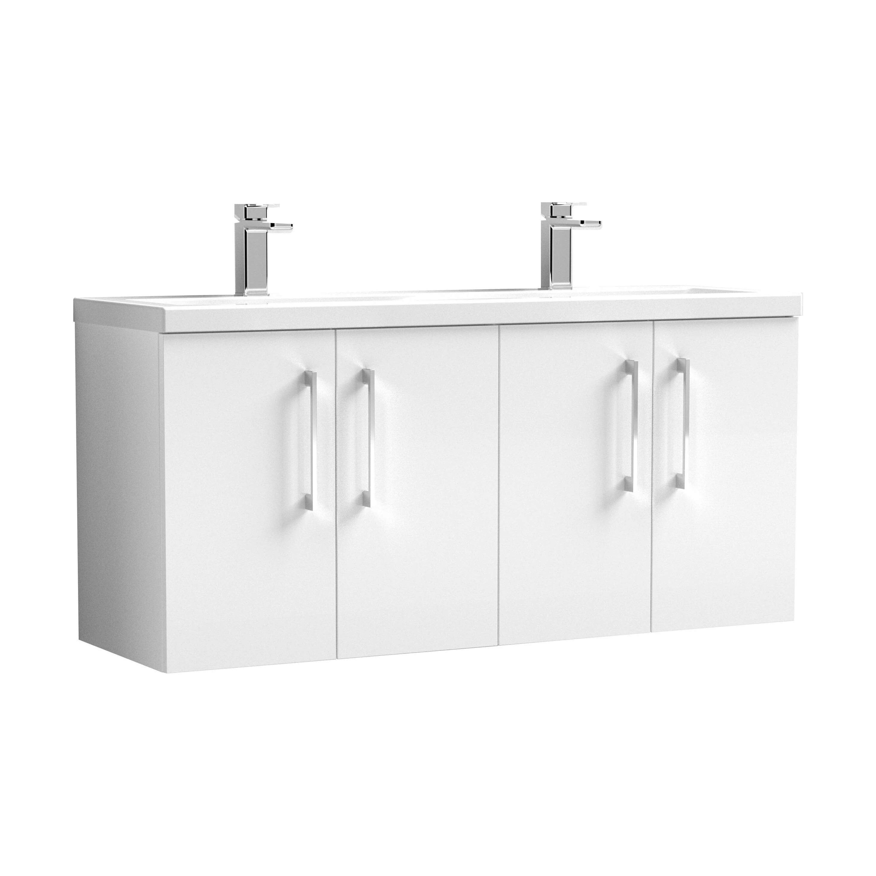 Bramshall 4 Door Vanity Basin Unit - 1200mm - Choice of Basin and Colour - Image 11