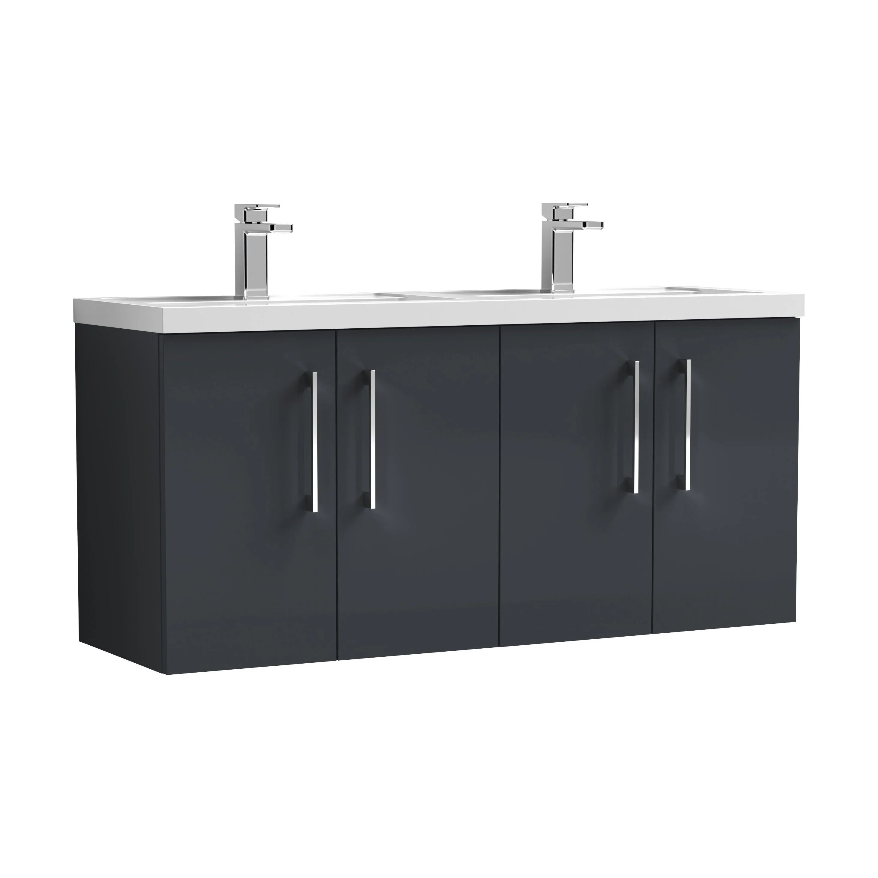 Bramshall 4 Door Vanity Basin Unit - 1200mm - Choice of Basin and Colour - Image 12