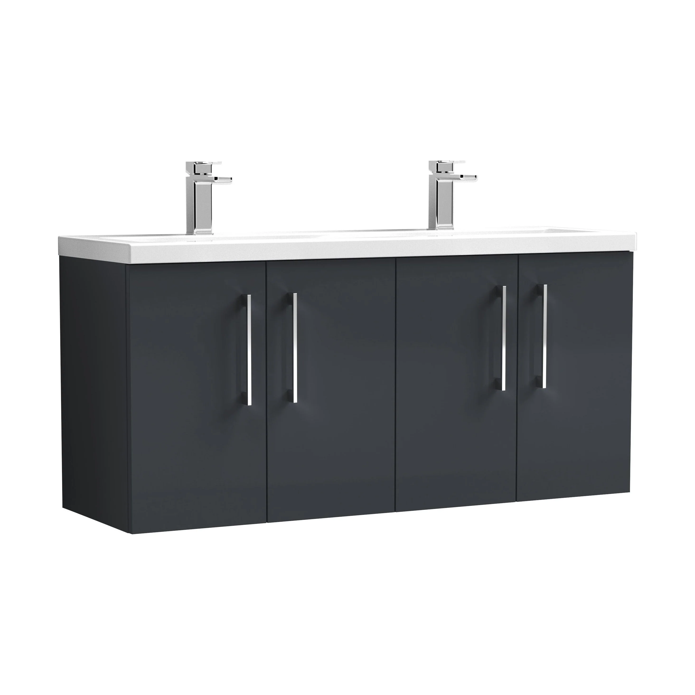 Bramshall 4 Door Vanity Basin Unit - 1200mm - Choice of Basin and Colour - Image 13