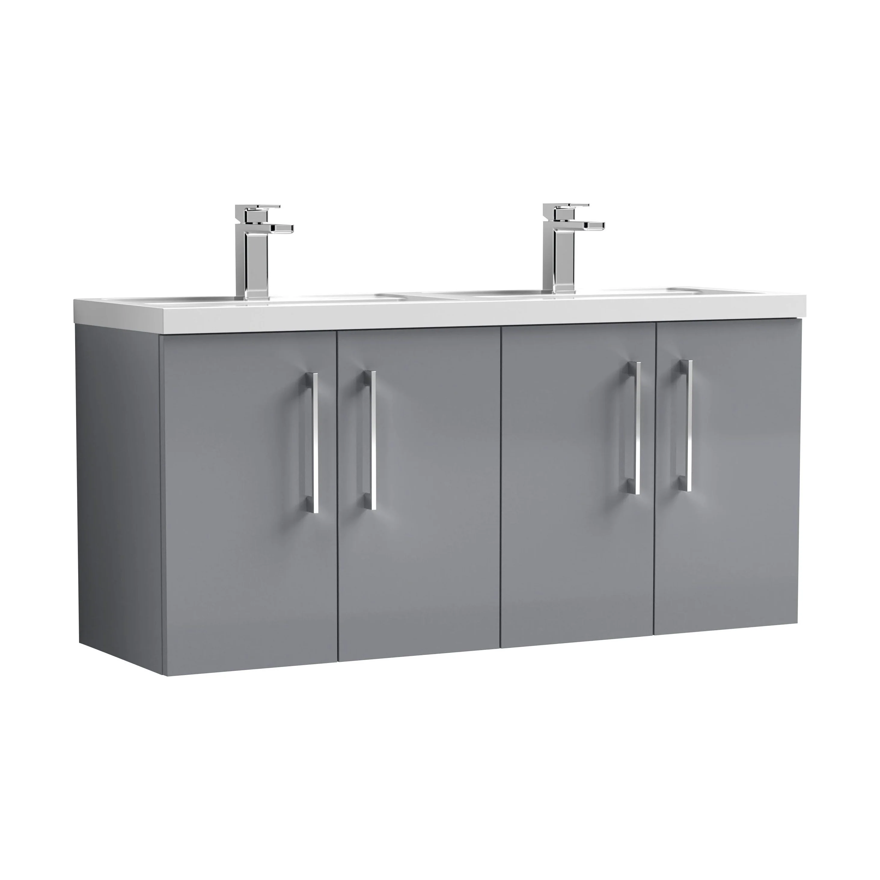 Bramshall 4 Door Vanity Basin Unit - 1200mm - Choice of Basin and Colour - Image 14