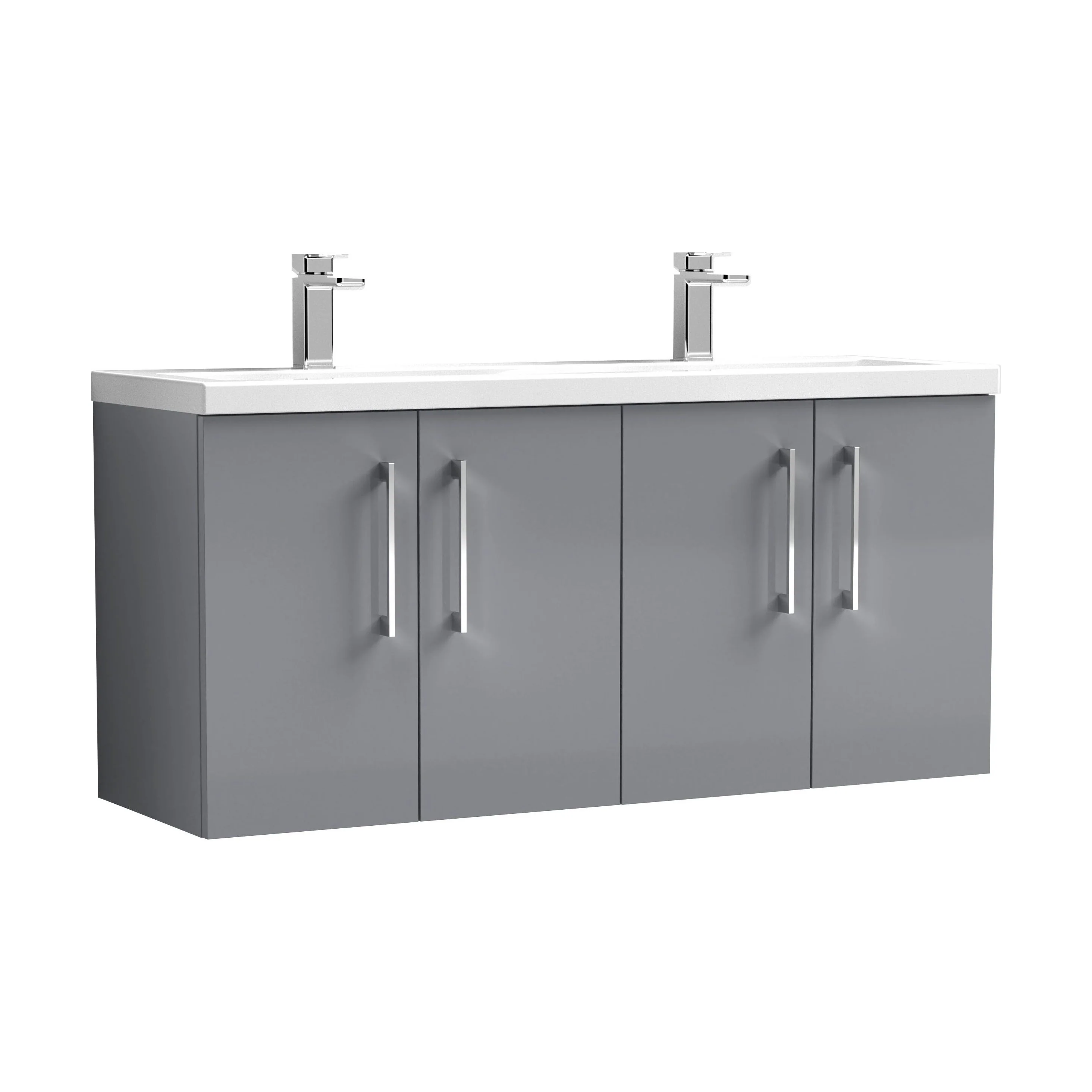 Bramshall 4 Door Vanity Basin Unit - 1200mm - Choice of Basin and Colour - Image 15