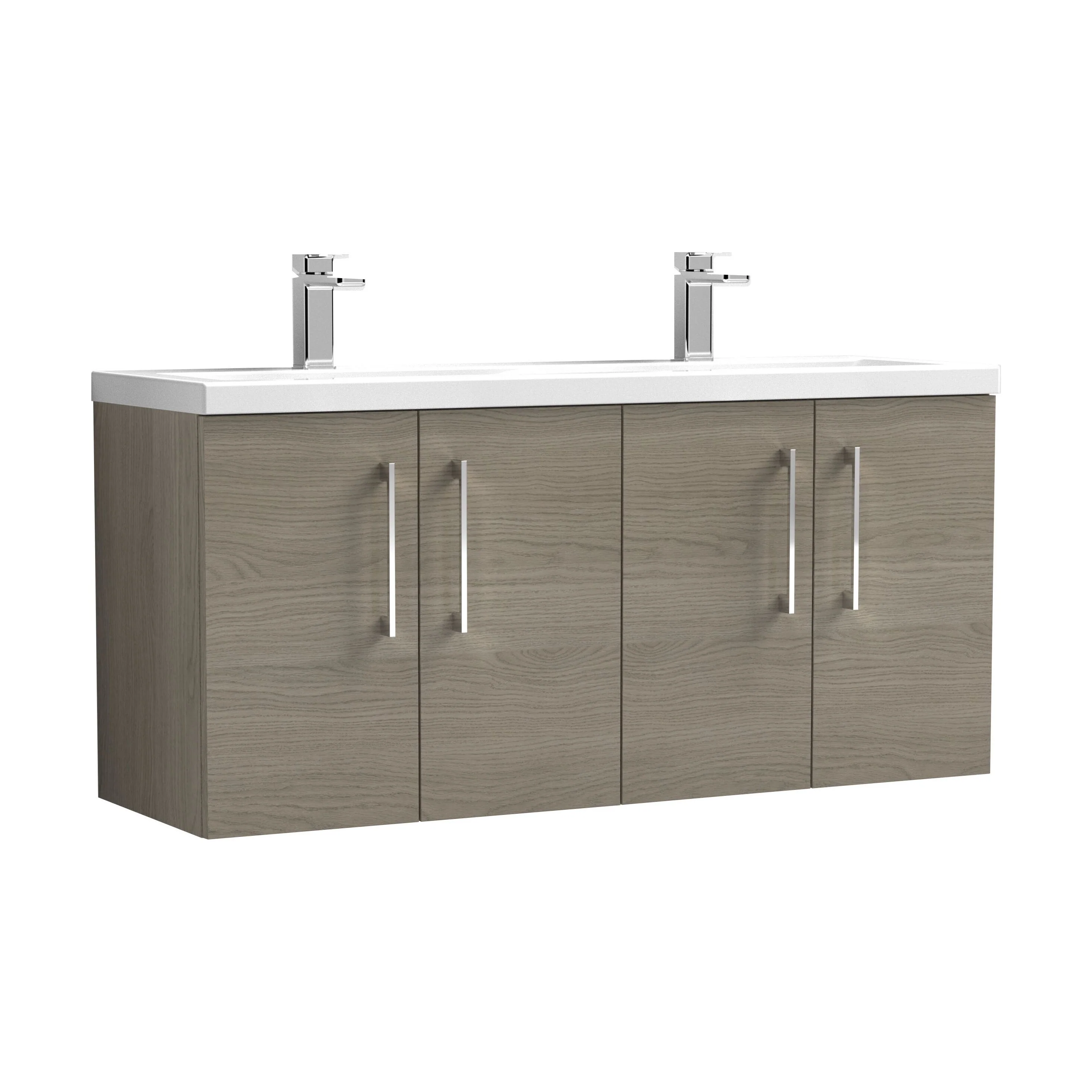 Bramshall 4 Door Vanity Basin Unit - 1200mm - Choice of Basin and Colour - Image 17
