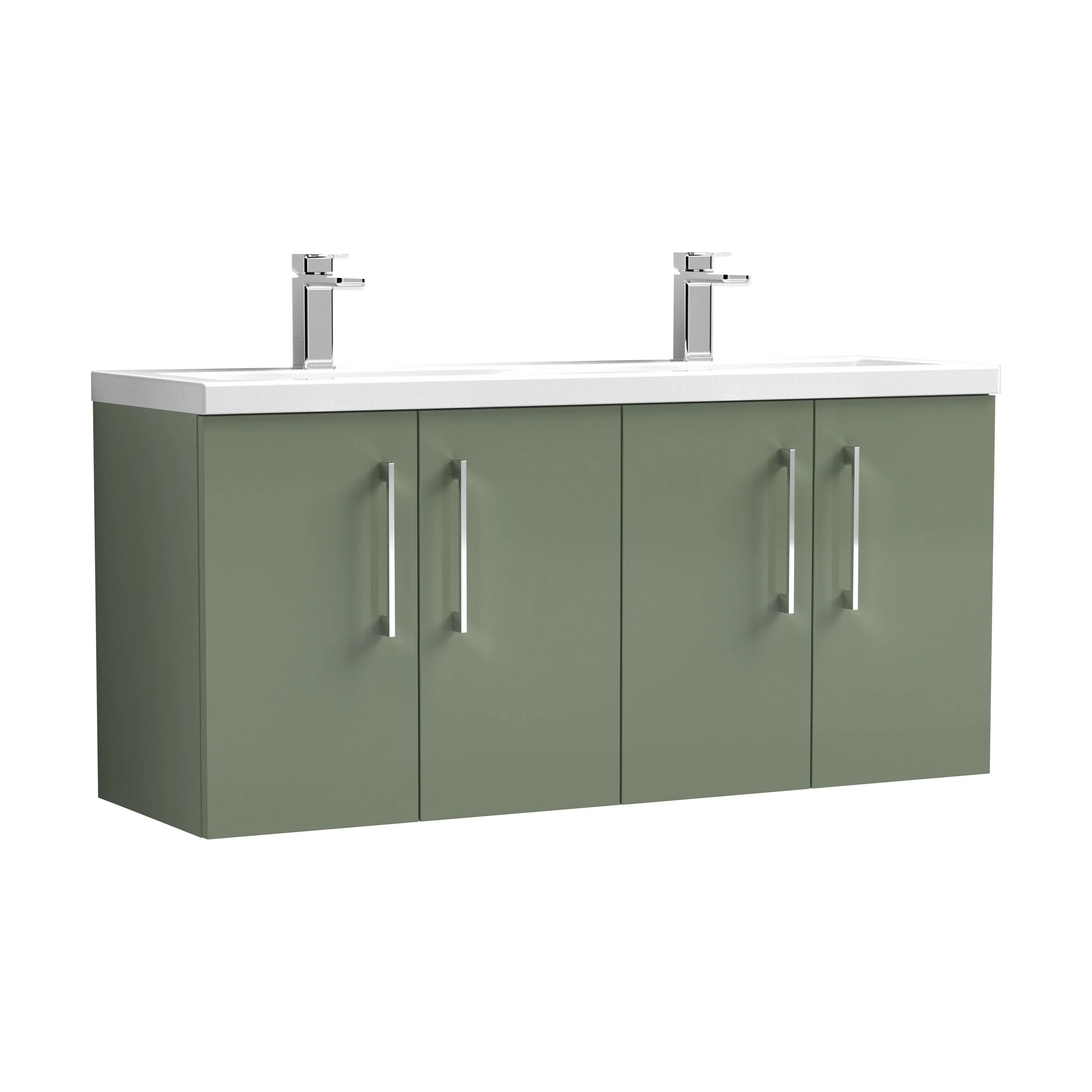 Bramshall 4 Door Vanity Basin Unit - 1200mm - Choice of Basin and Colour - Image 27