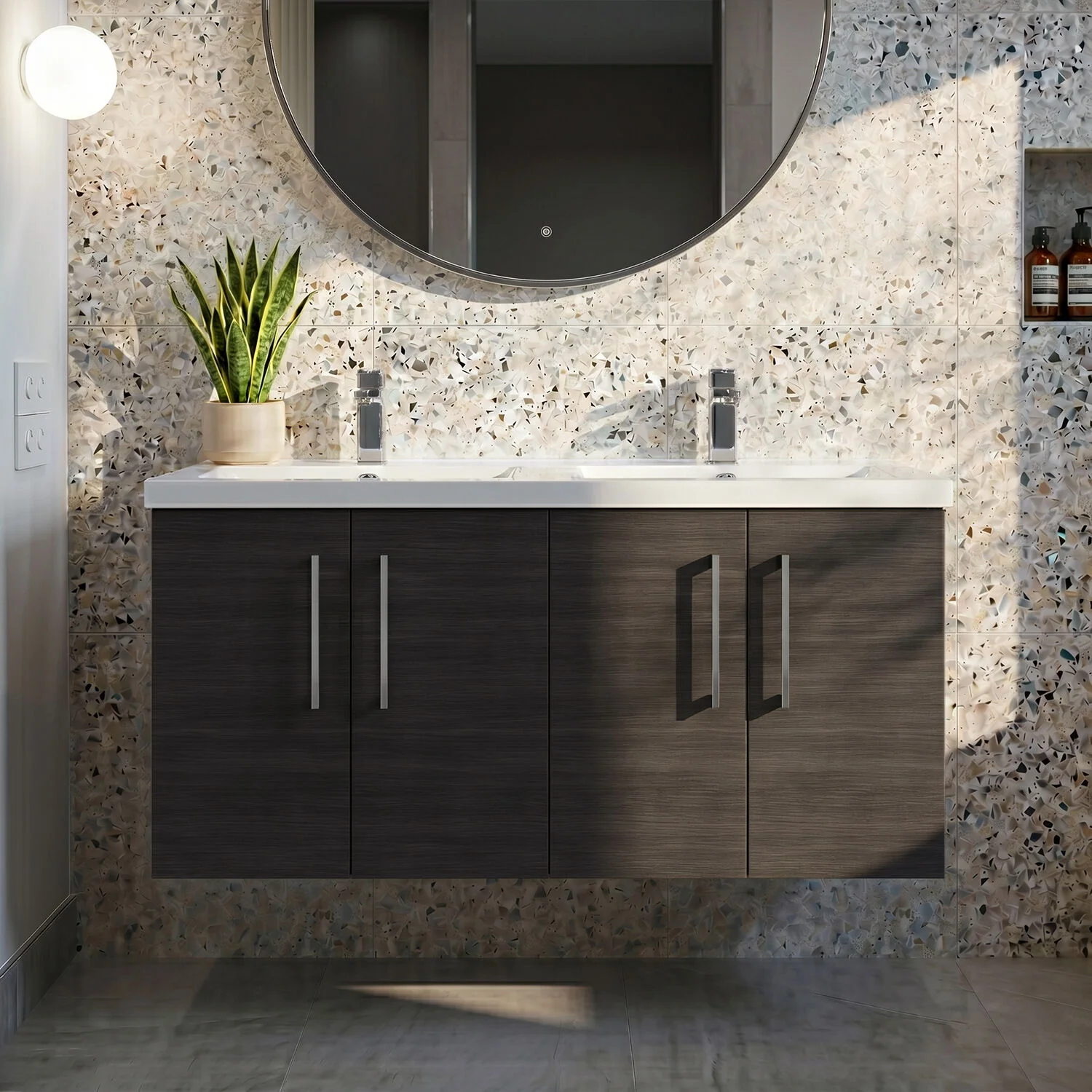Bramshall 4 Door Vanity Basin Unit - 1200mm - Choice of Basin and Colour - Image 8