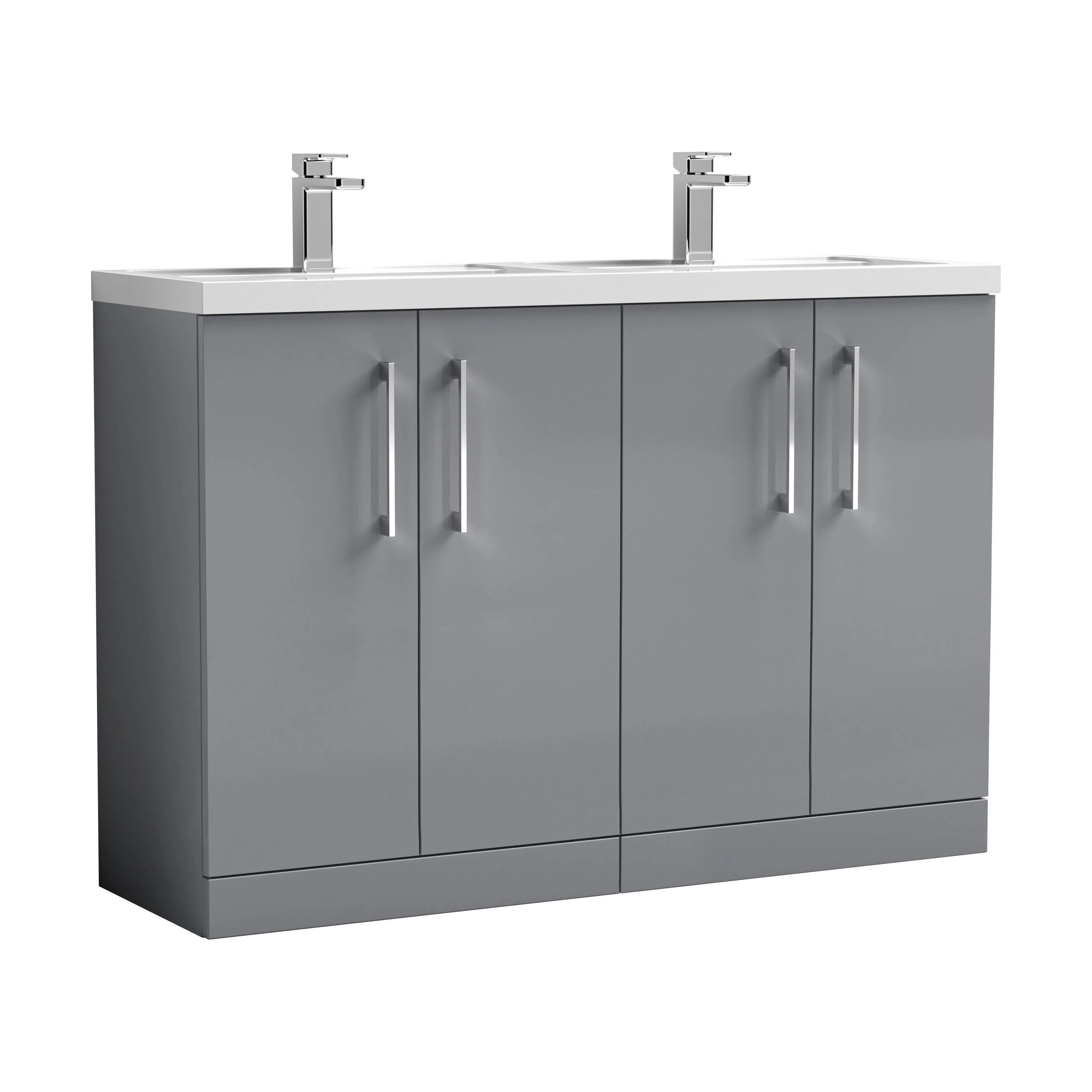 Bramshall Floor Standing 4 Door Vanity Basin Unit - Choice of Colour and Basin Type - Image 16