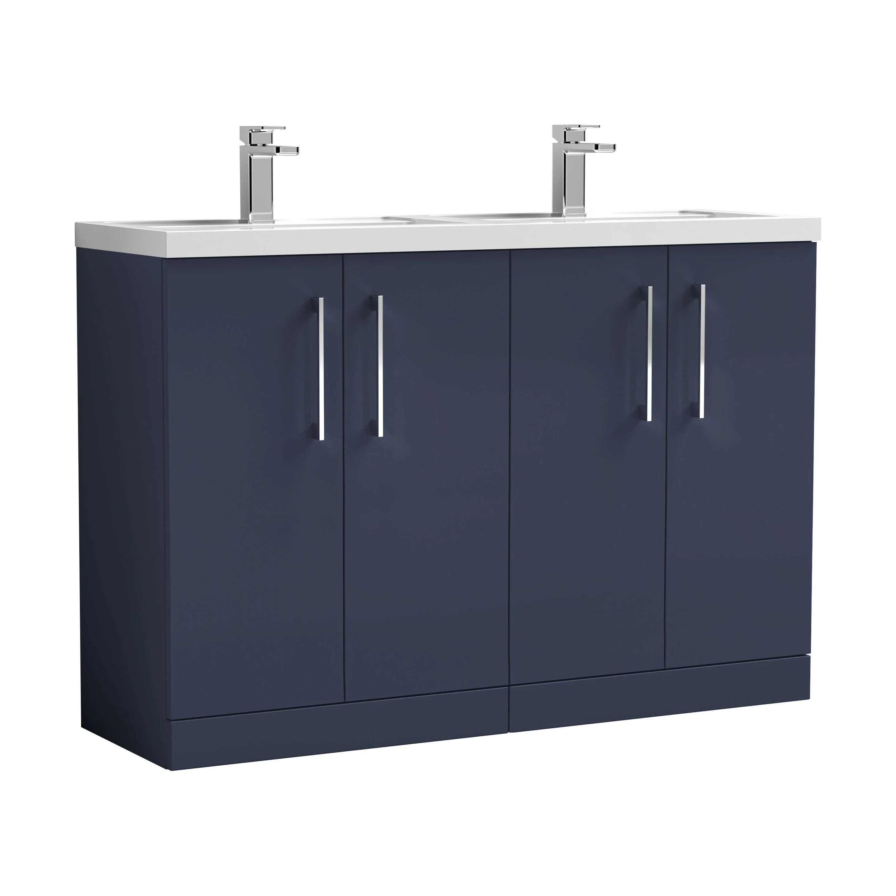 Bramshall Floor Standing 4 Door Vanity Basin Unit - Choice of Colour and Basin Type - Image 20