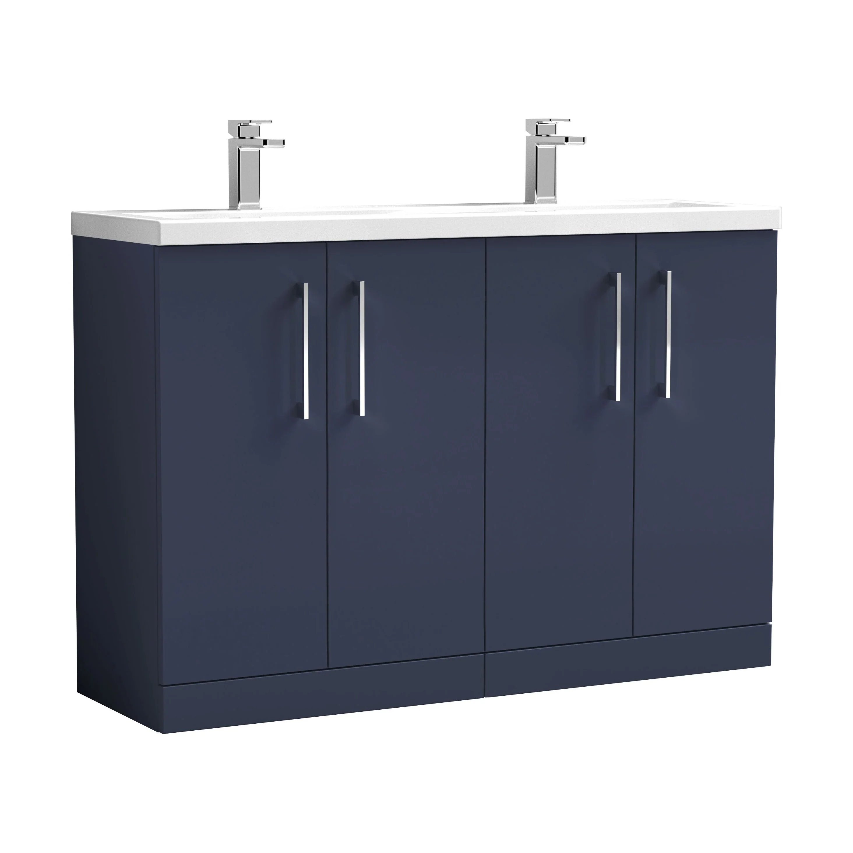 Bramshall Floor Standing 4 Door Vanity Basin Unit - Choice of Colour and Basin Type - Image 21