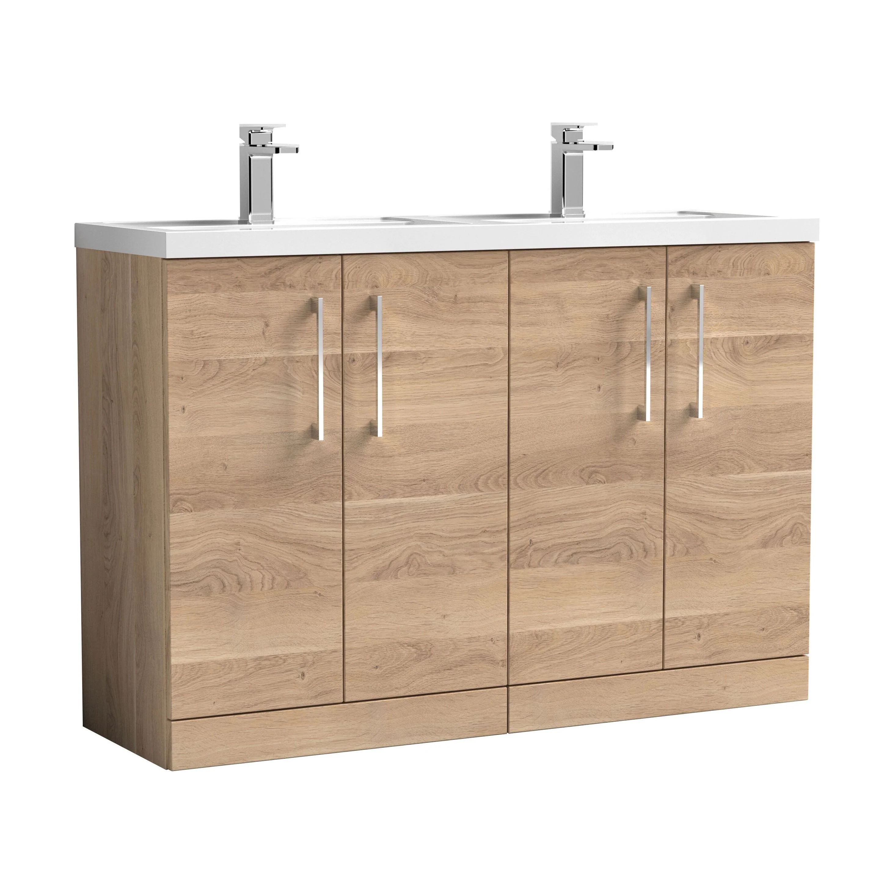 Bramshall Floor Standing 4 Door Vanity Basin Unit - Choice of Colour and Basin Type - Image 22