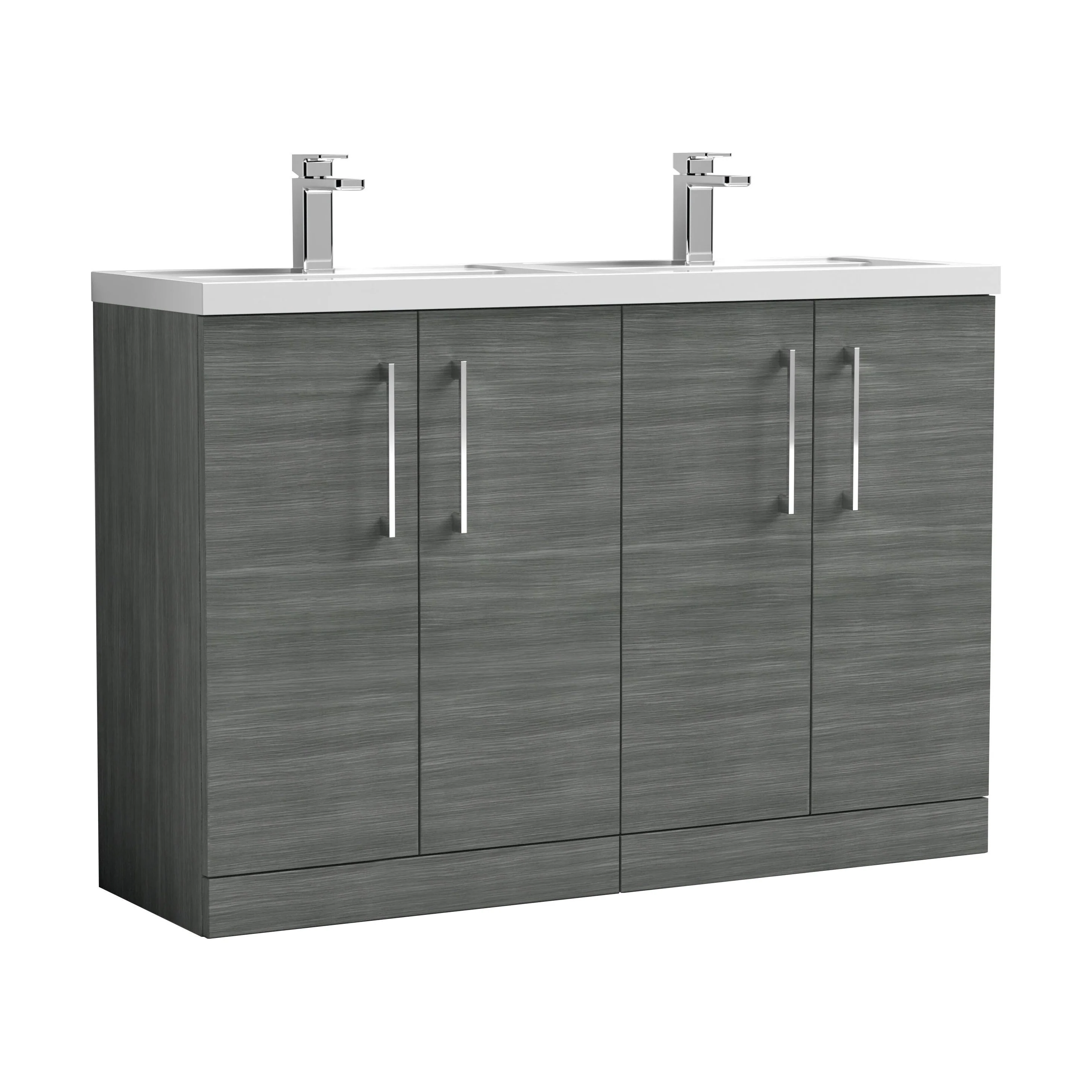 Bramshall Floor Standing 4 Door Vanity Basin Unit - Choice of Colour and Basin Type - Image 24