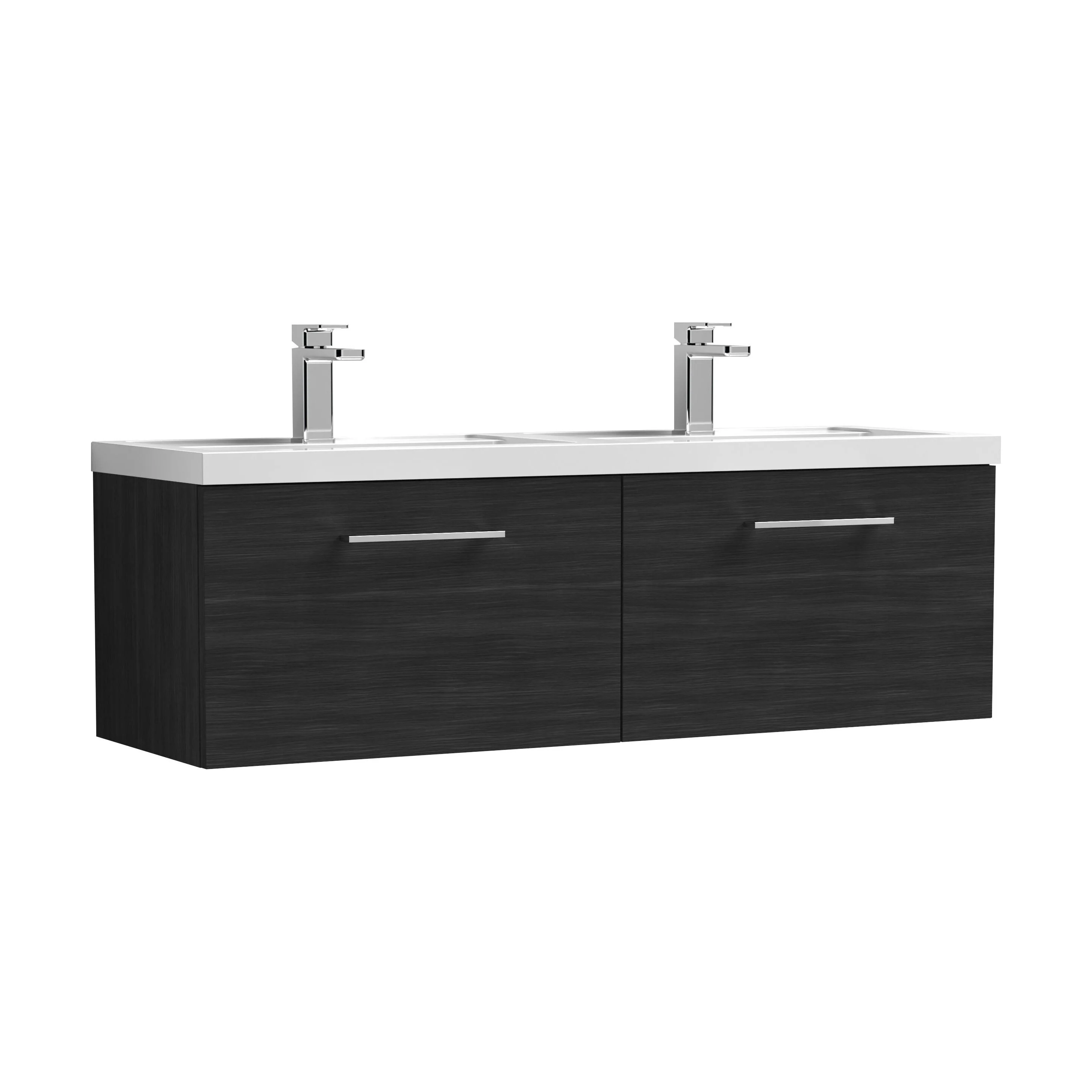 Bramshall Wall Hung 2 Drawer Vanity Basin Unit - 1200mm - Choice of Colour and Basin Type - Image 24
