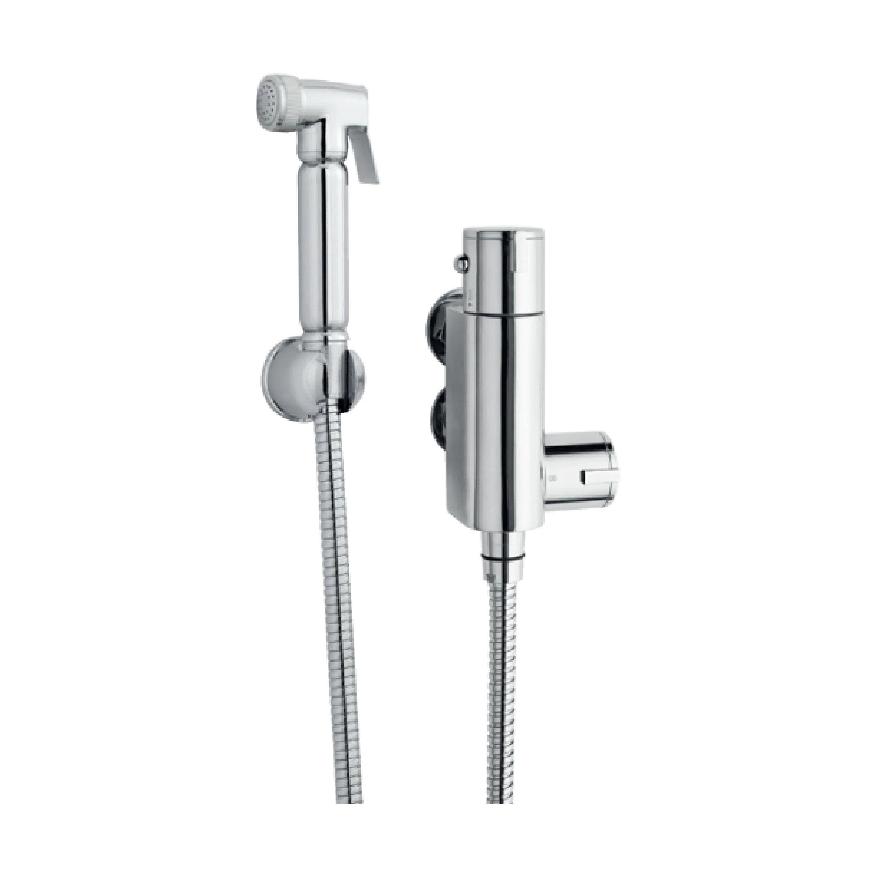 Round Thermostatic Douche Spray Kit - Chrome