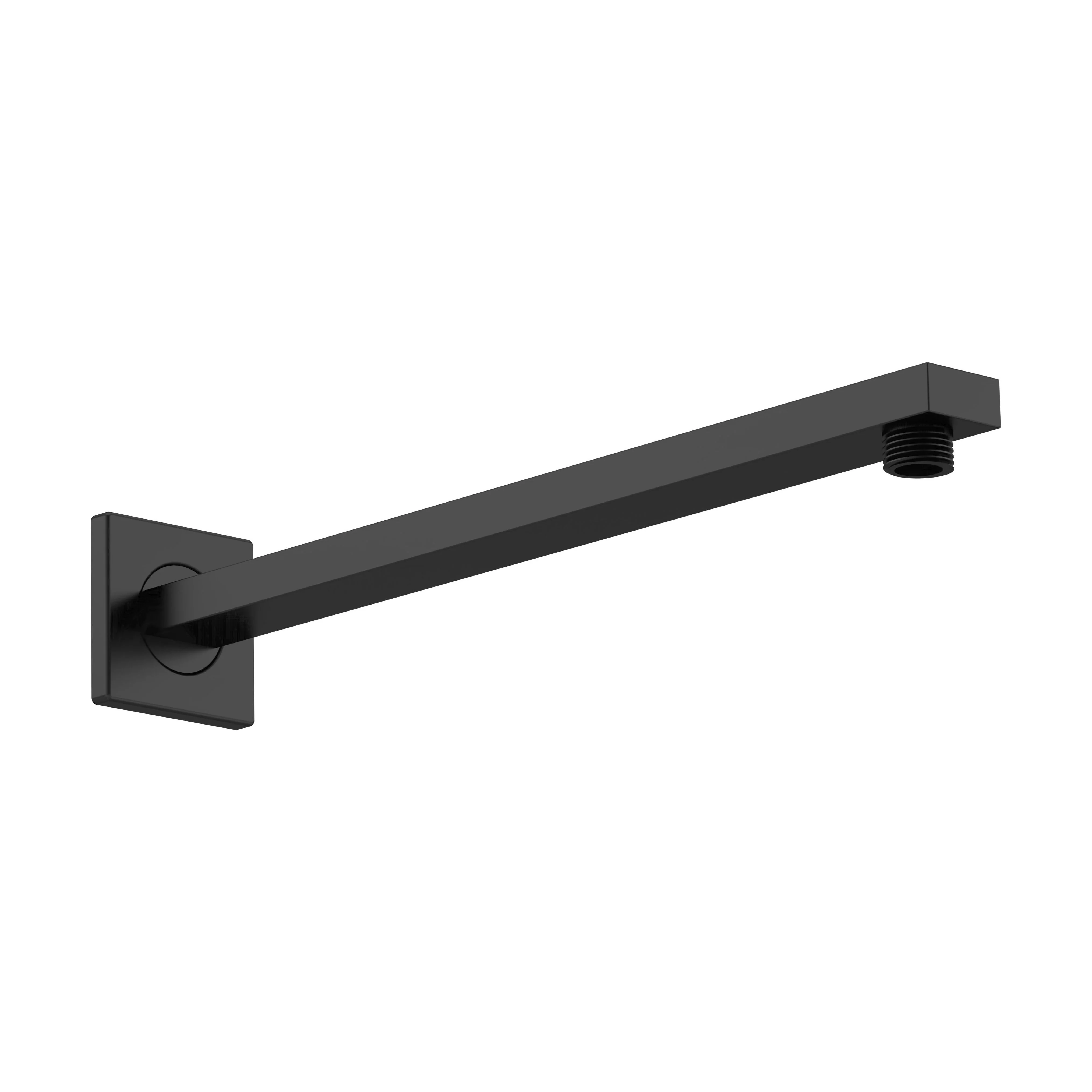 Balterley Square Wall Mount Shower Arm - 360mm - Chrome - Image 2