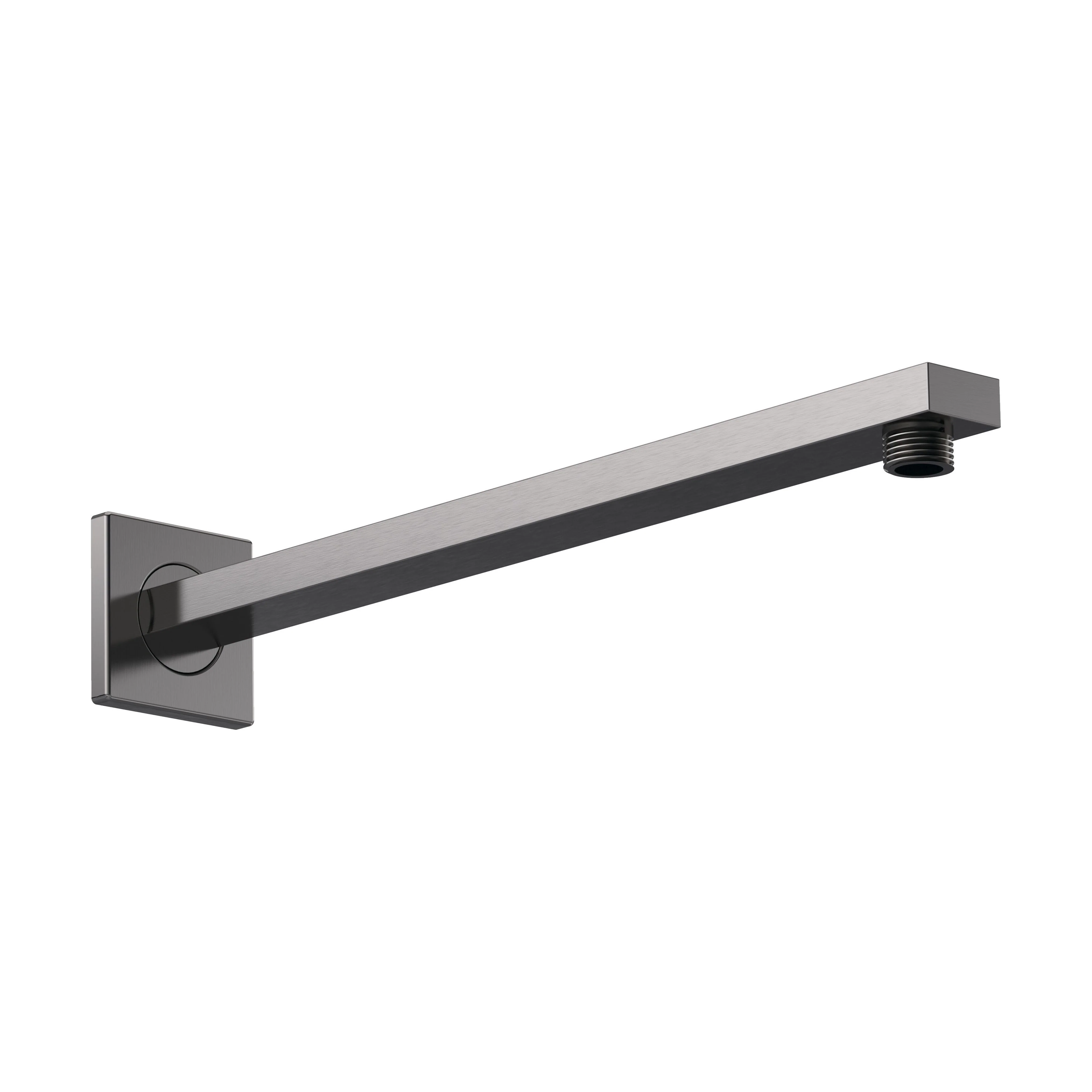Balterley Square Wall Mount Shower Arm - 360mm - Chrome - Image 3