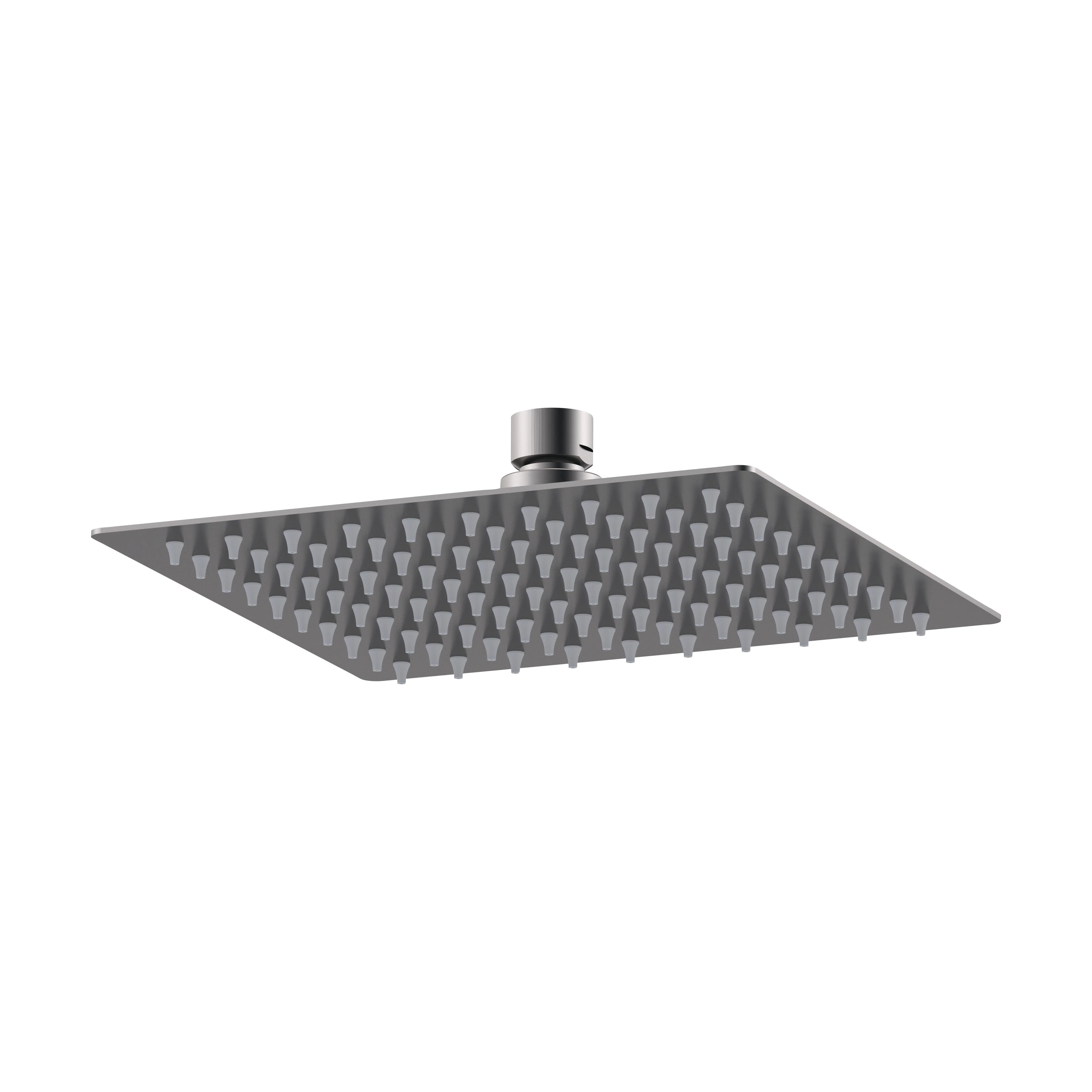 Square Fixed Head, 200mm - Matt Black - Image 2