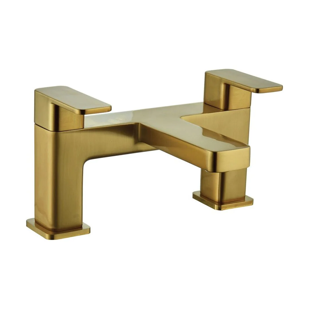 Modern Bathroom Soft Square Bath Filler Tap - Chrome - Image 3