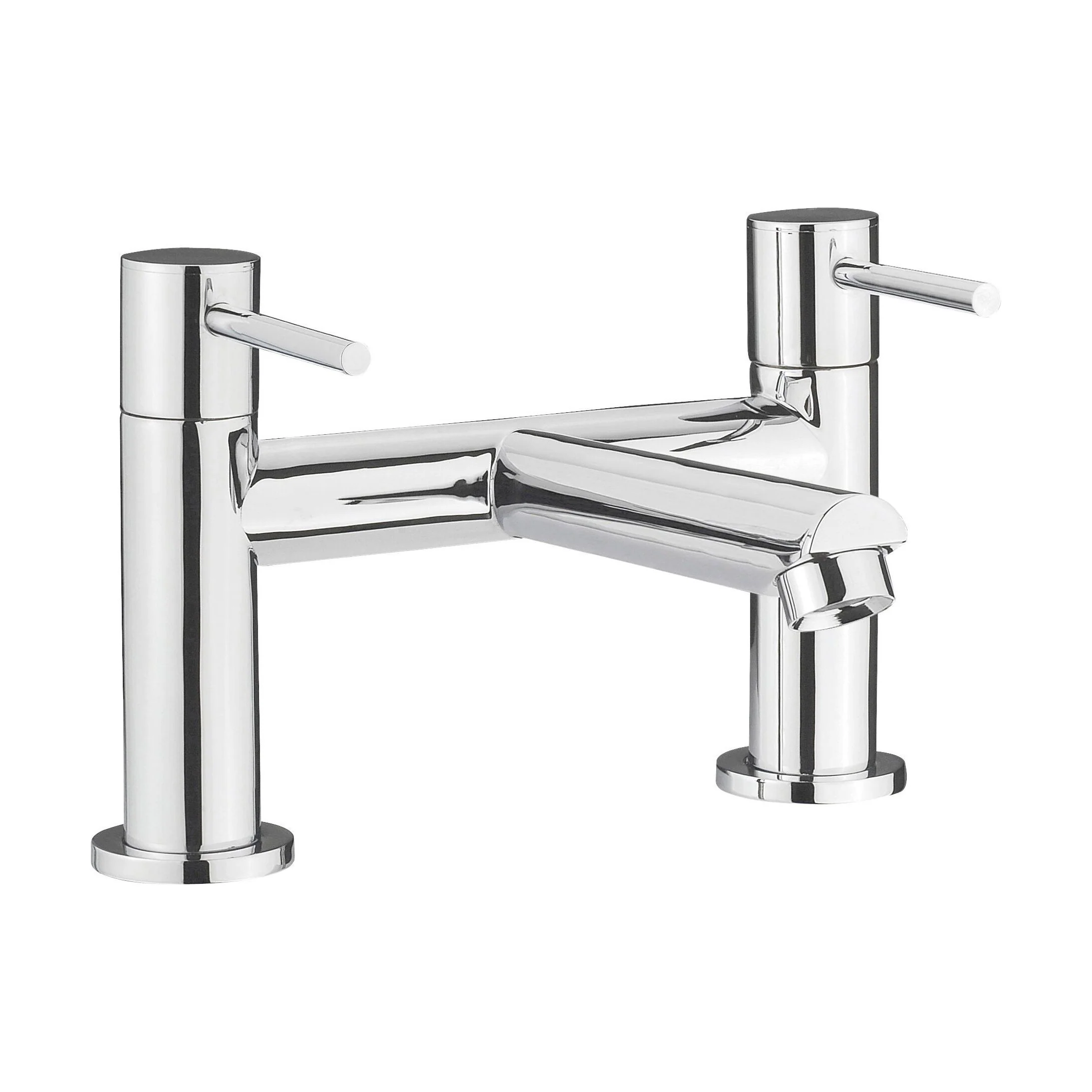 Balterley Evian Luxury Round Deck Mounted Bath Filler Tap - Chrome