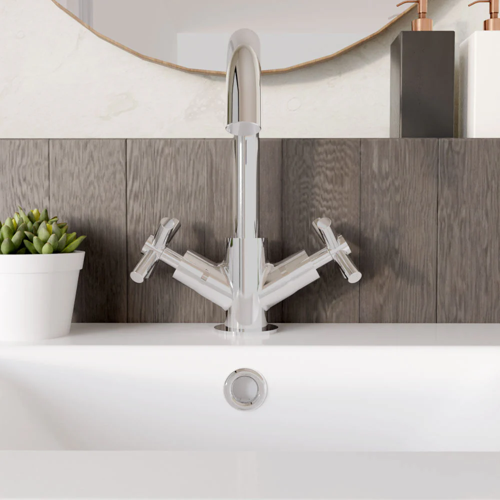 Balterley Evian Round Mono Lever Basin Mixer Tap - Chrome - Image 2