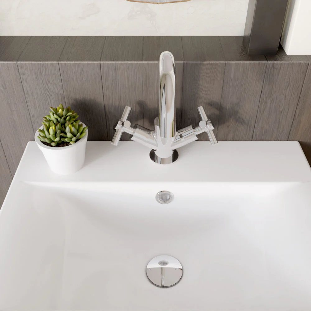 Balterley Evian Round Mono Lever Basin Mixer Tap - Chrome - Image 3